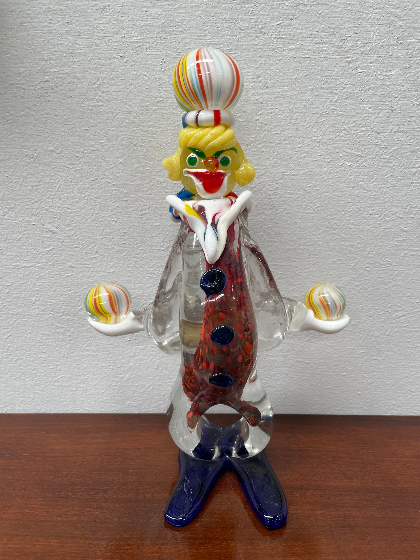 Rare Mid Century Modern Murano Glass Clown