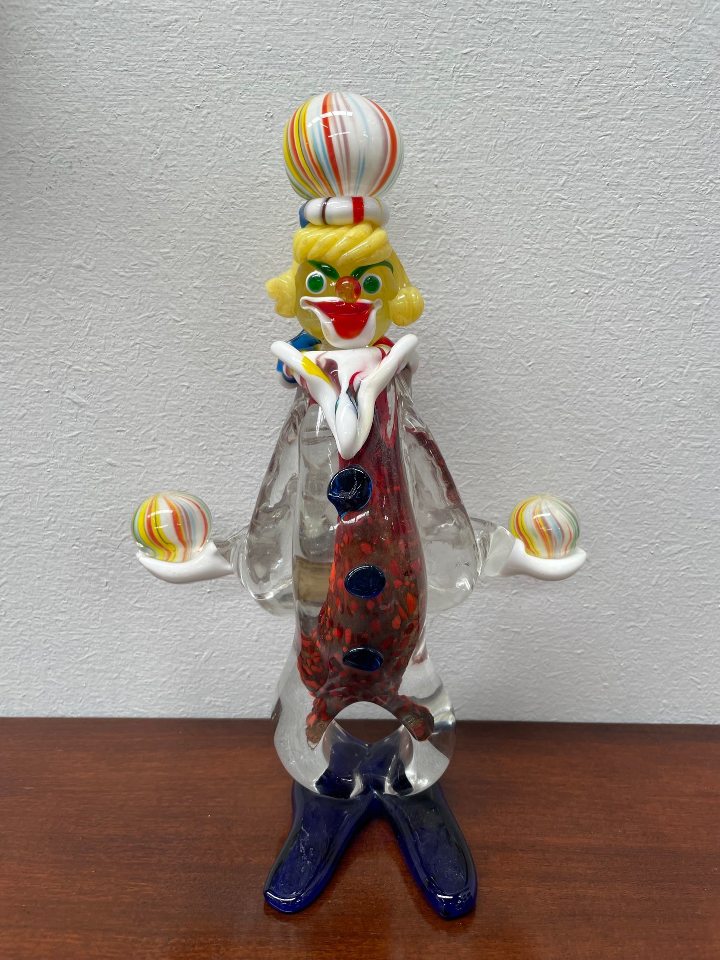 Rare Mid Century Modern Murano Glass Clown