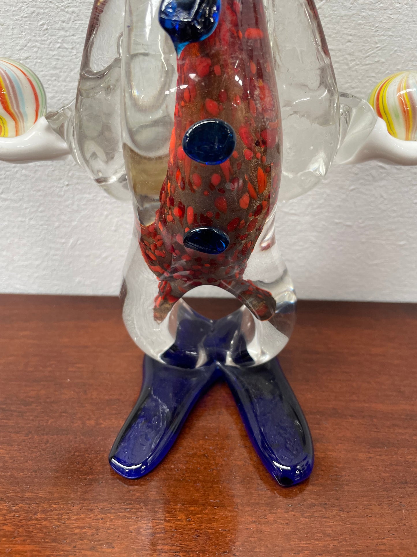 Rare Mid Century Modern Murano Glass Clown