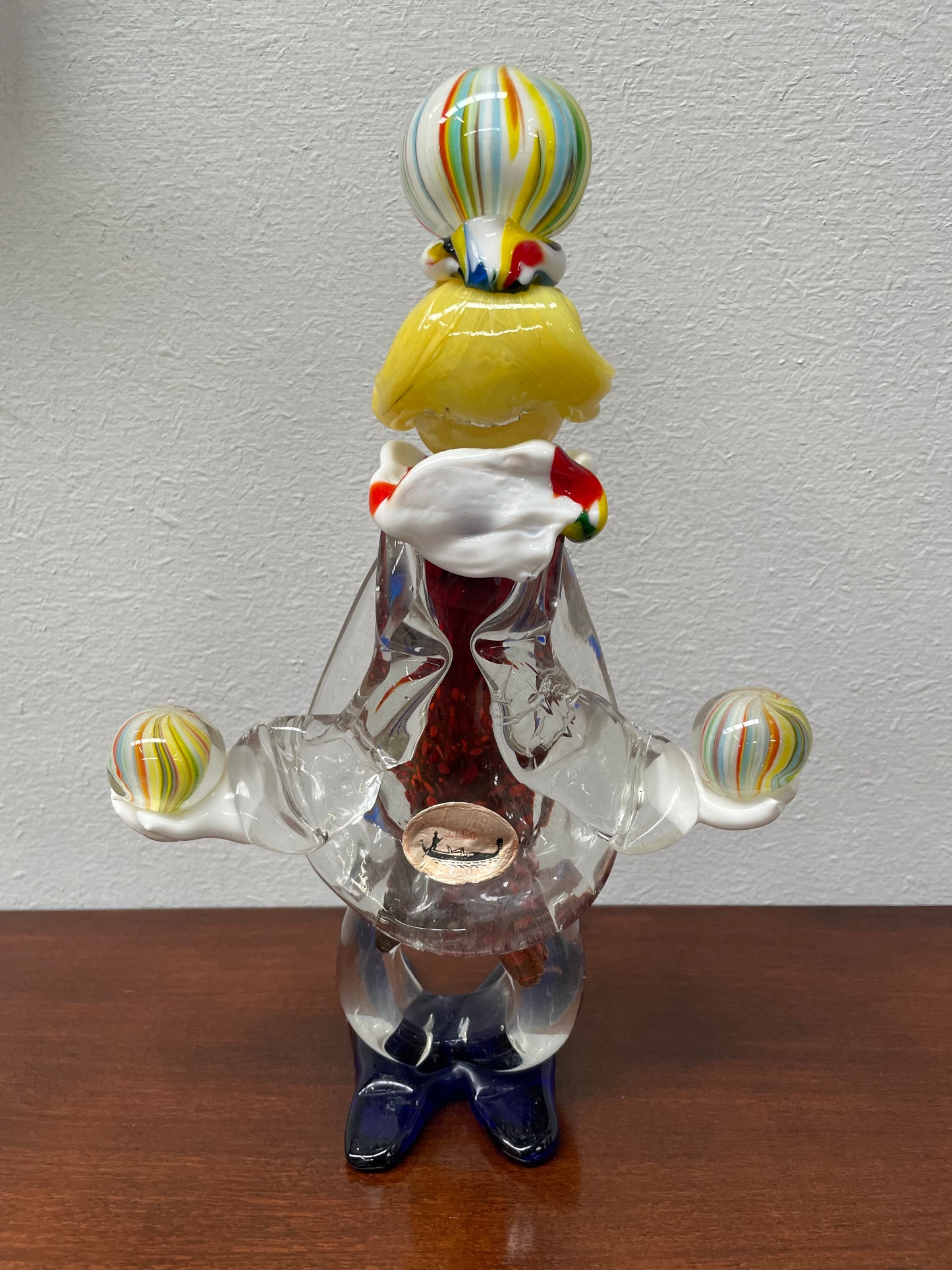 Rare Mid Century Modern Murano Glass Clown