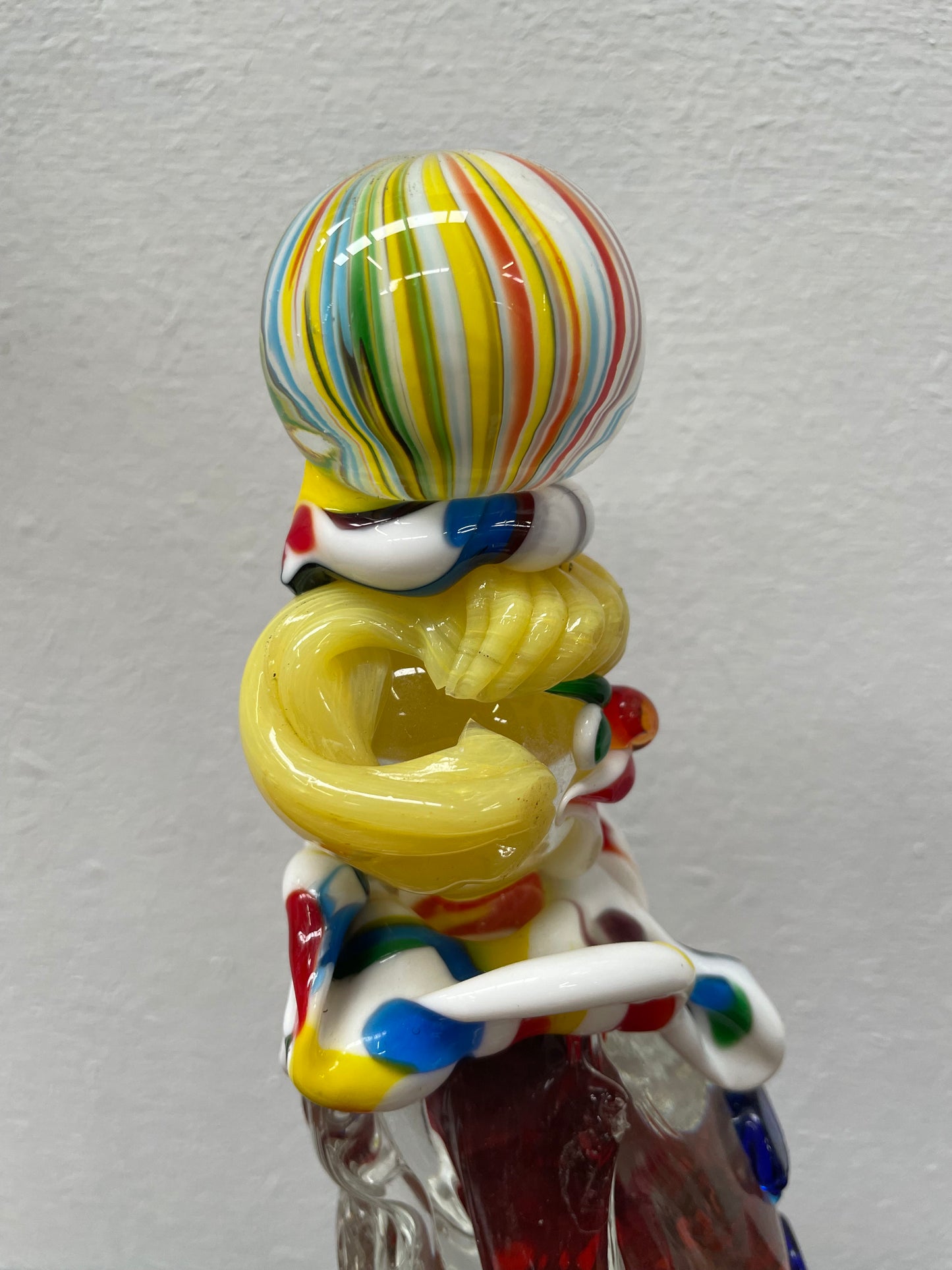 Rare Mid Century Modern Murano Glass Clown