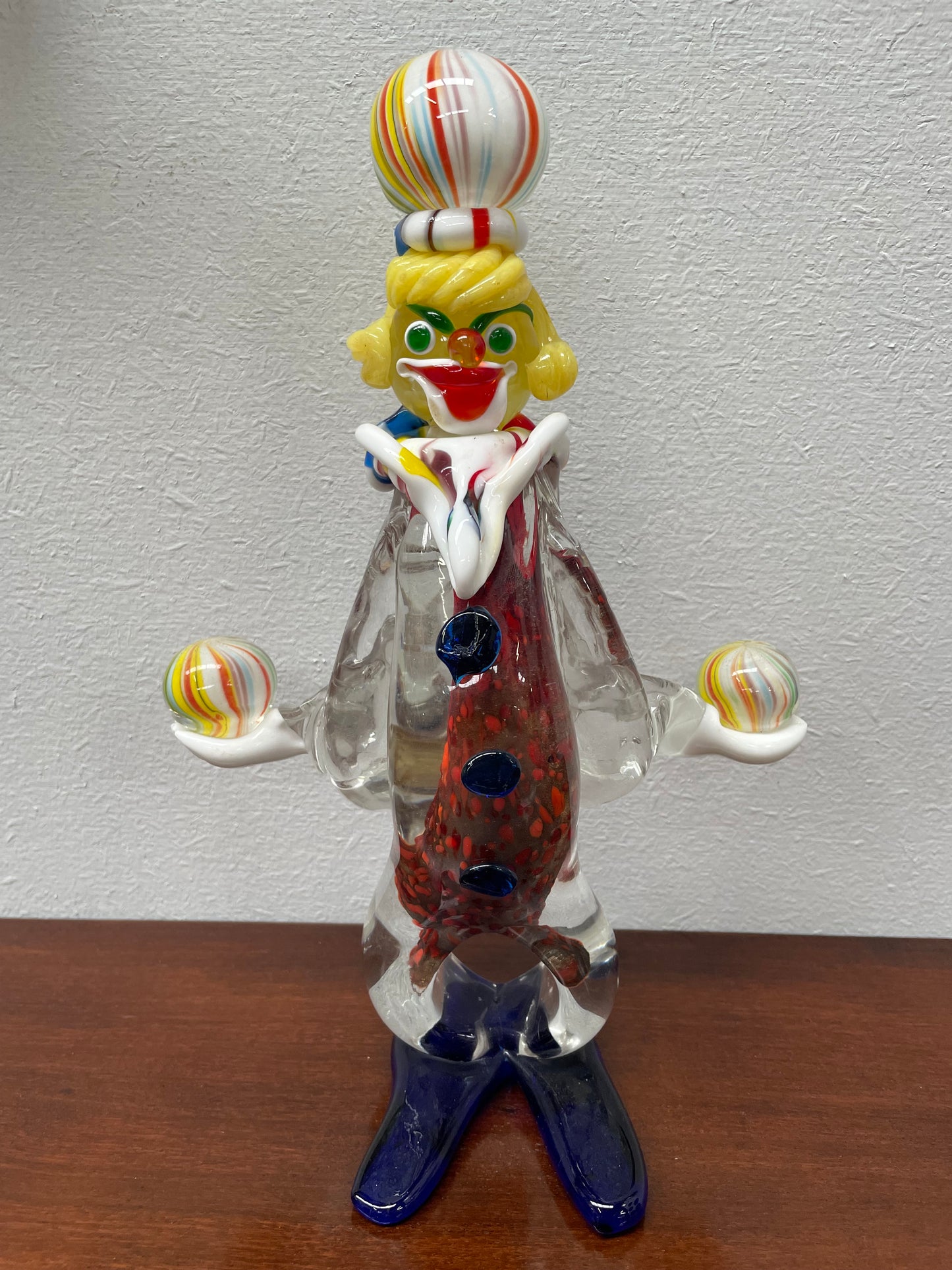Rare Mid Century Modern Murano Glass Clown