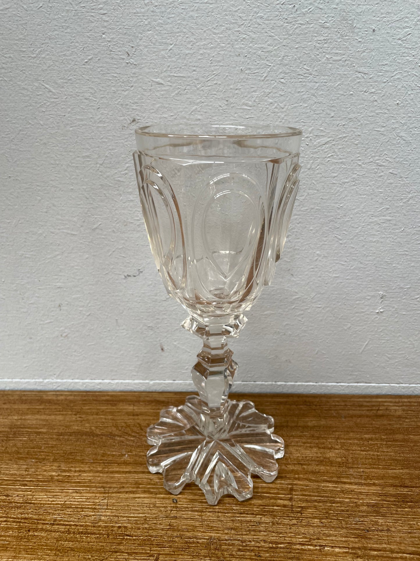 Georgian Cut Glass Goblet