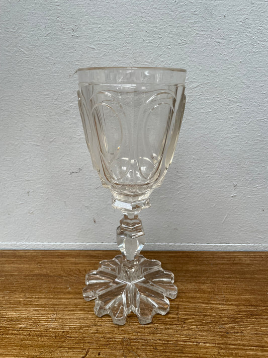 Georgian Cut Glass Goblet