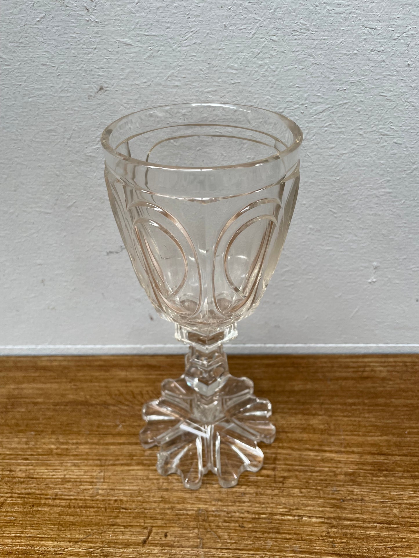 Georgian Cut Glass Goblet