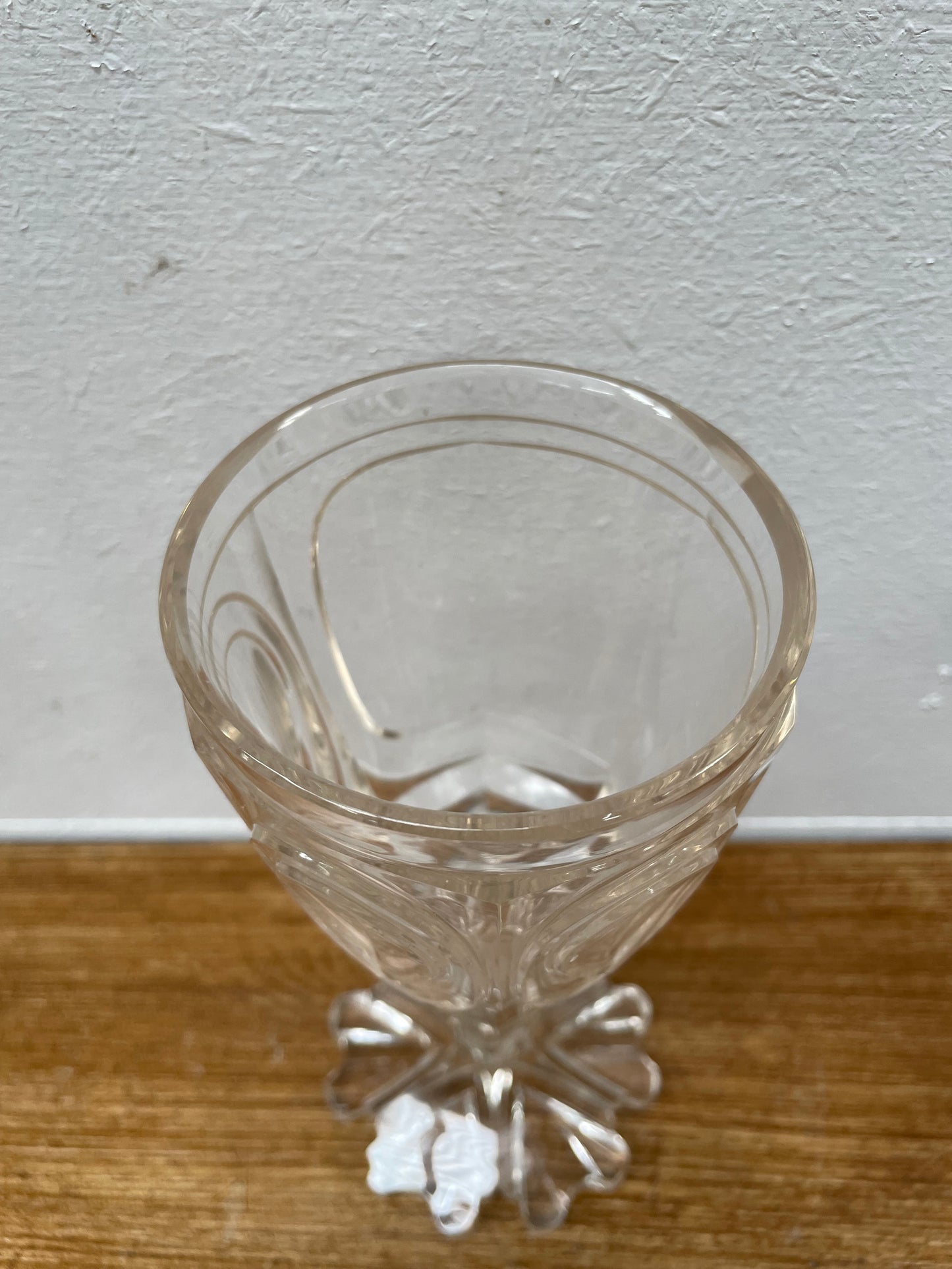 Georgian Cut Glass Goblet