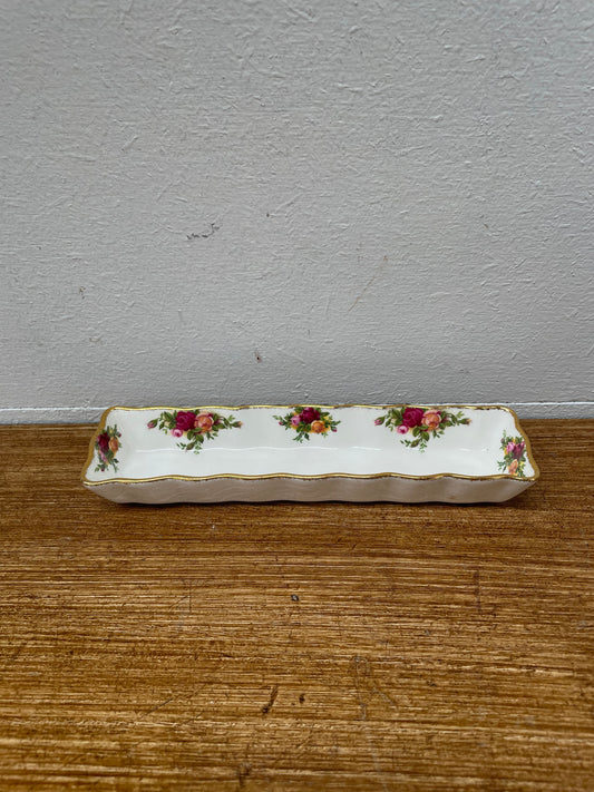 Vintage Royal Albert Old Country Roses Tray
