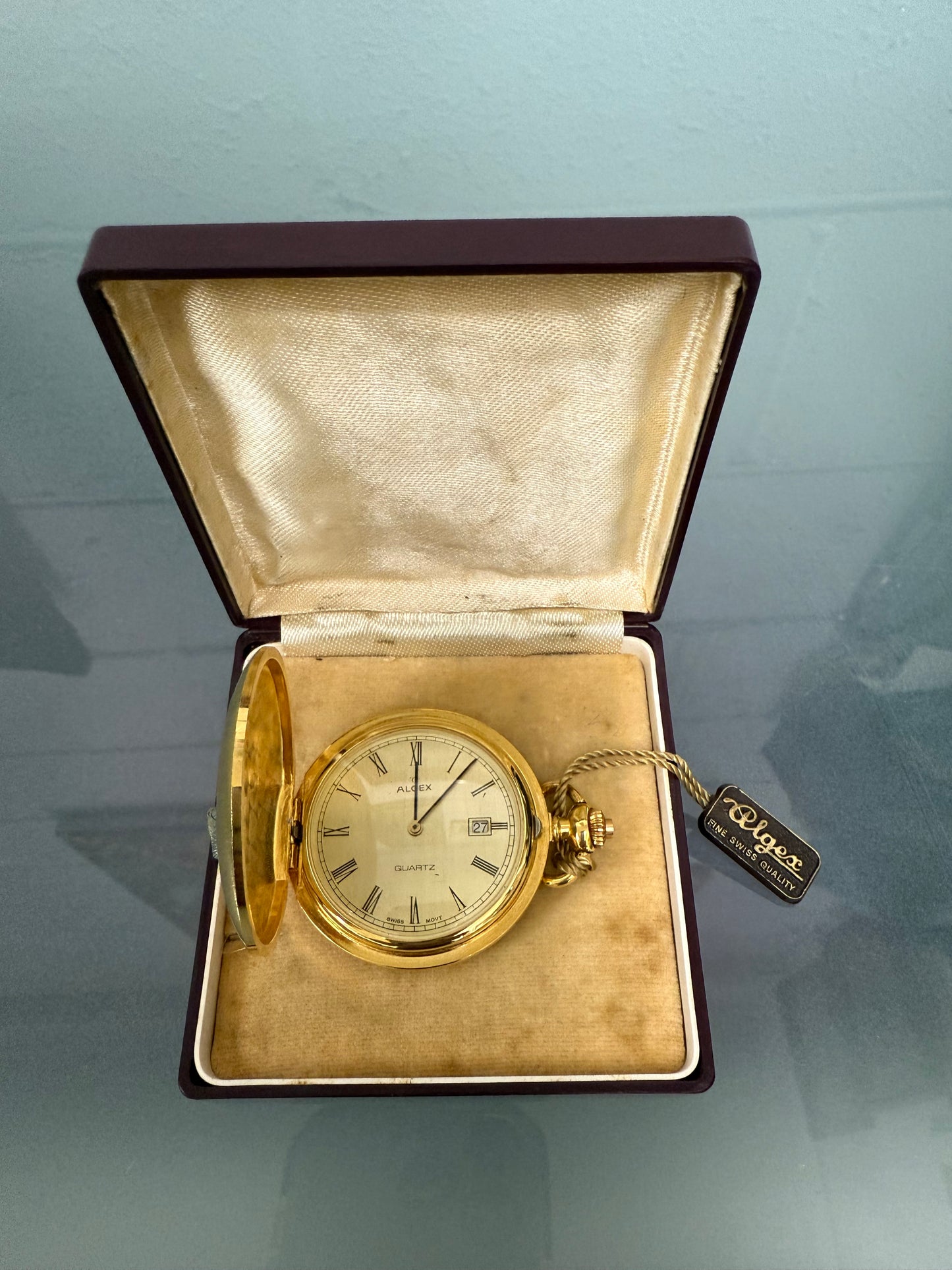 Vintage Algex SWiss Quality Quartz Fob Watch