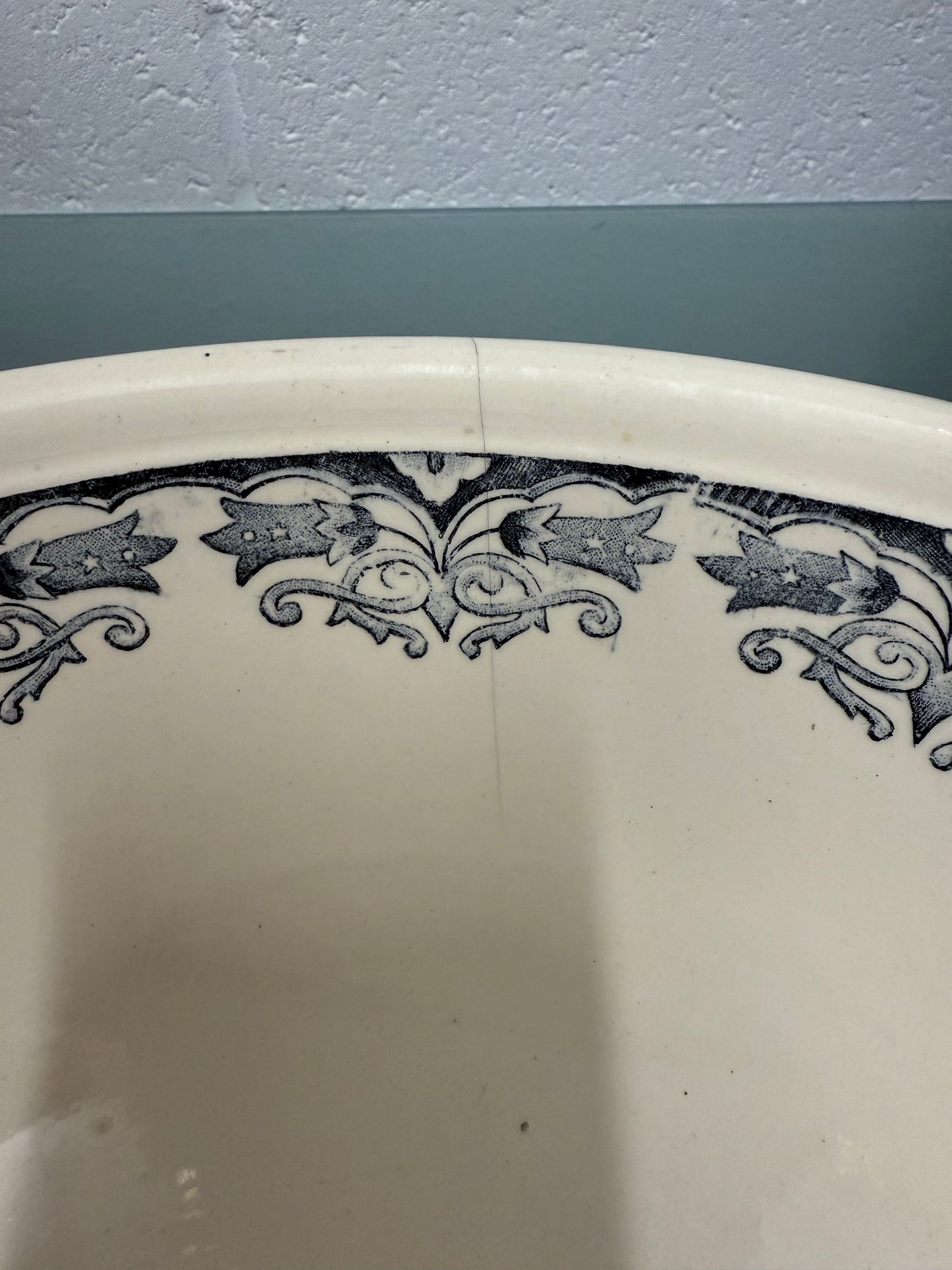 Antique Hand Painted Bowl Circa 1880's