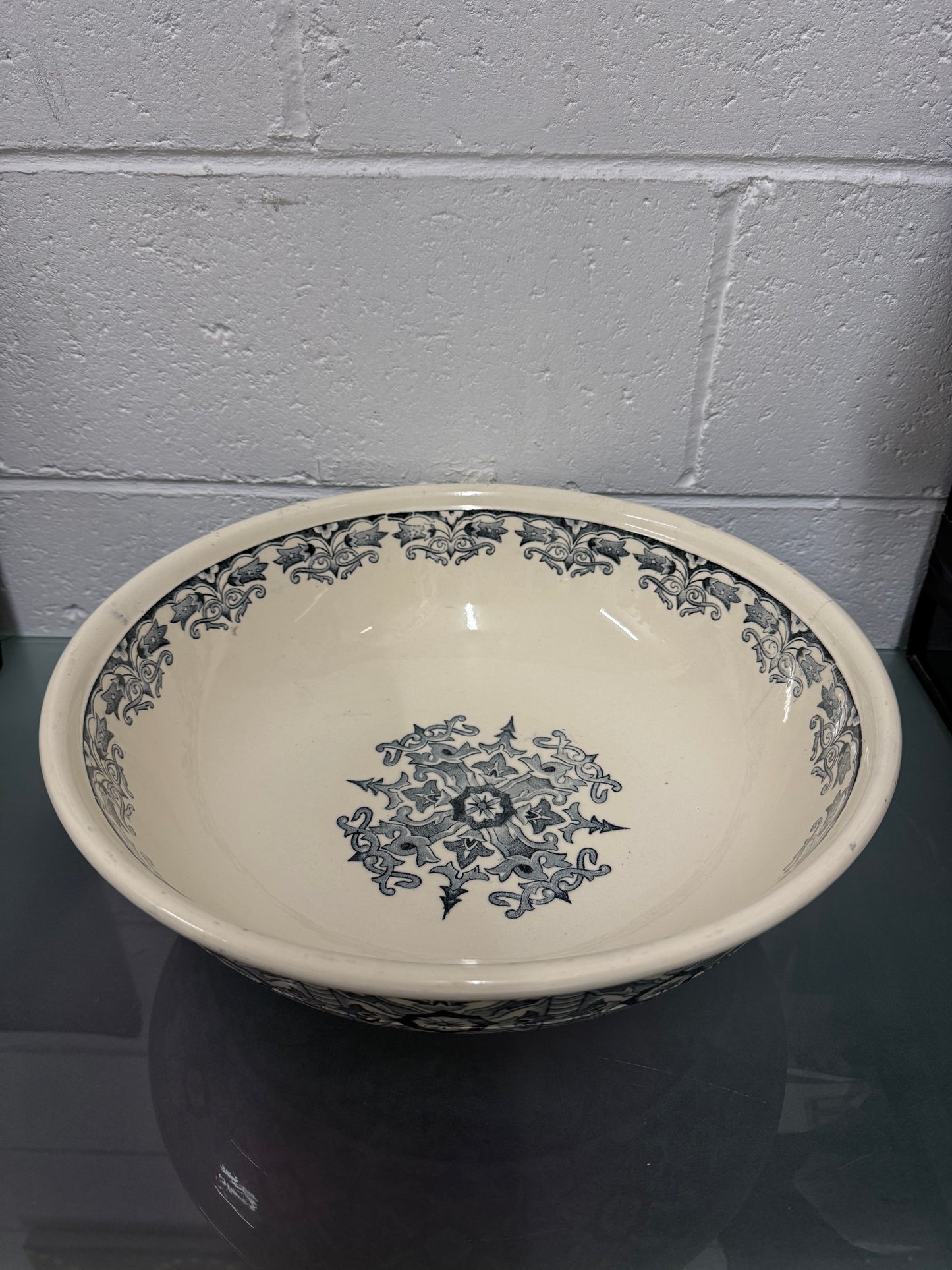 Antique Hand Painted Bowl Circa 1880's