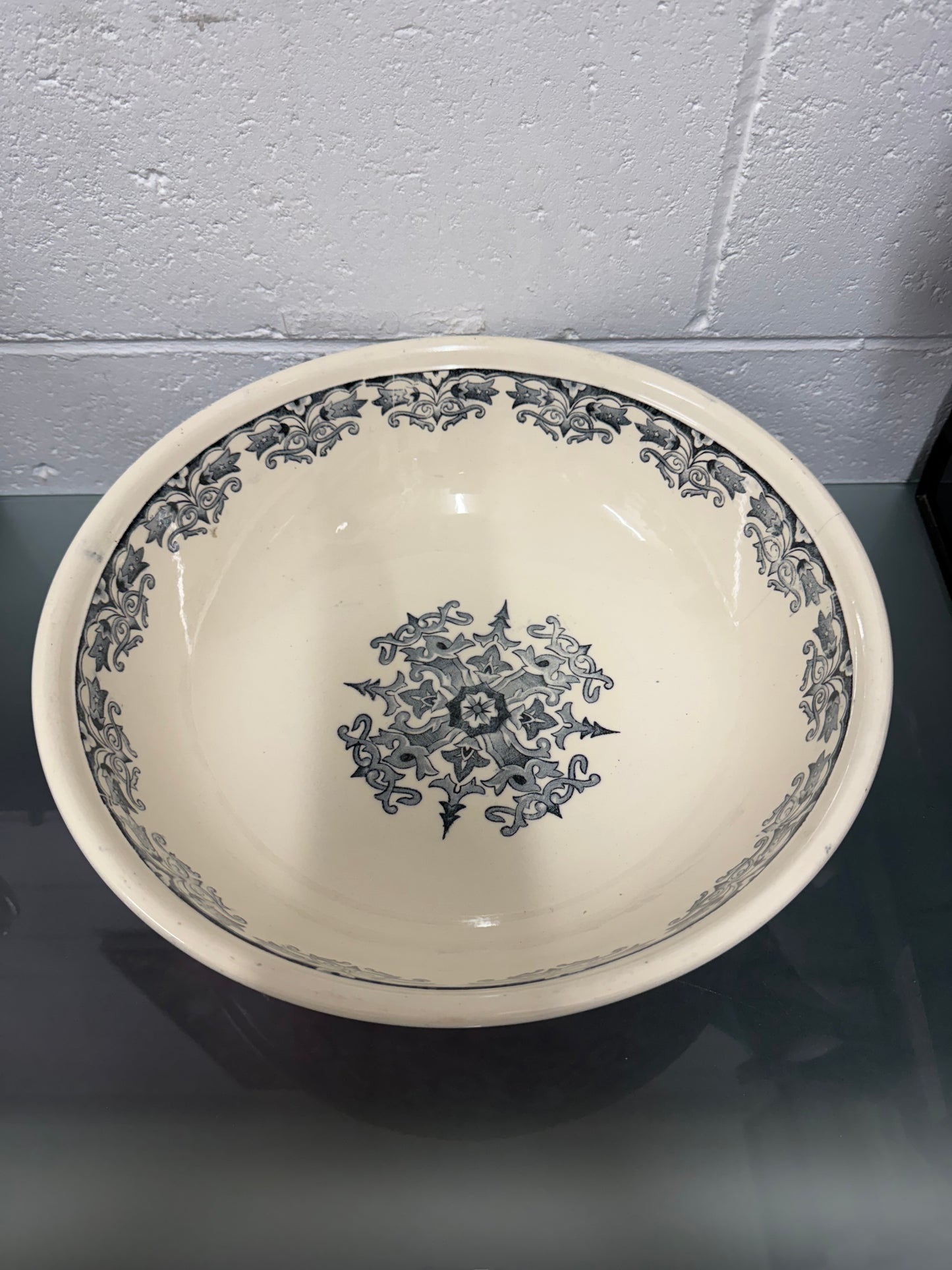Antique Hand Painted Bowl Circa 1880's