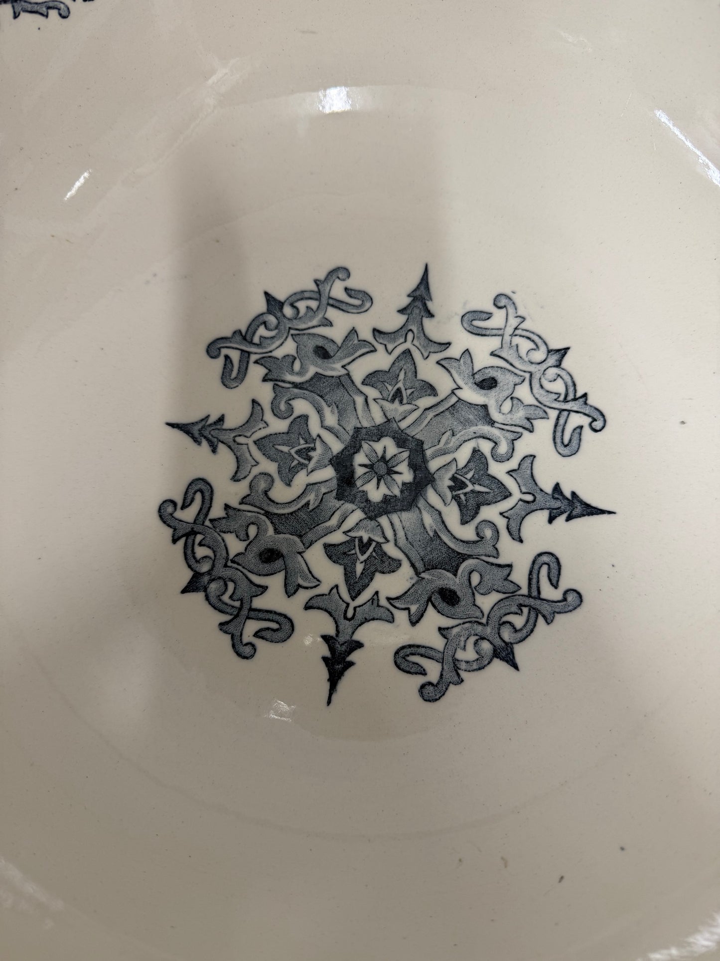 Antique Hand Painted Bowl Circa 1880's