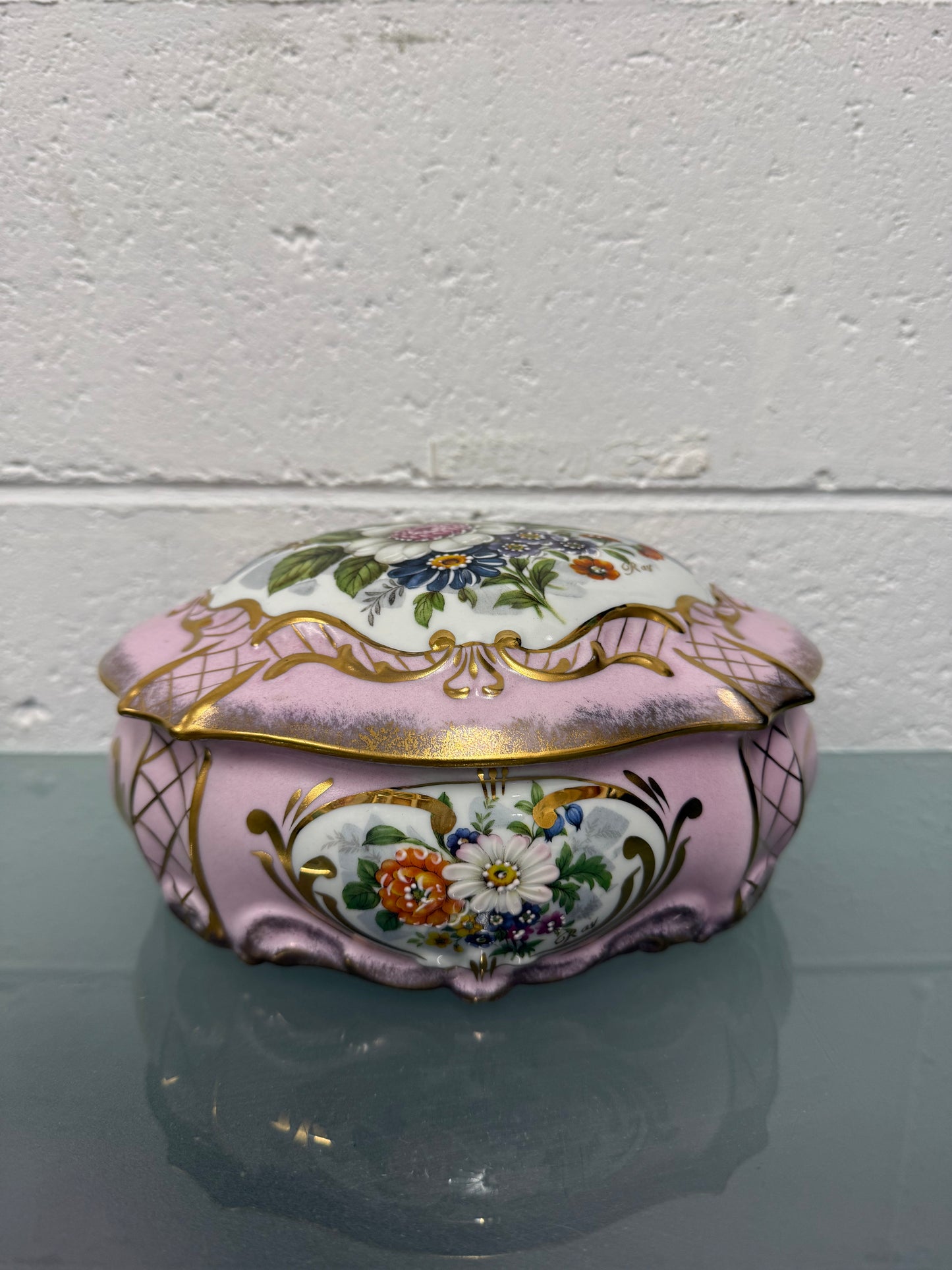 Large Early Vintage Limoges Trinket/Jewellery Box
