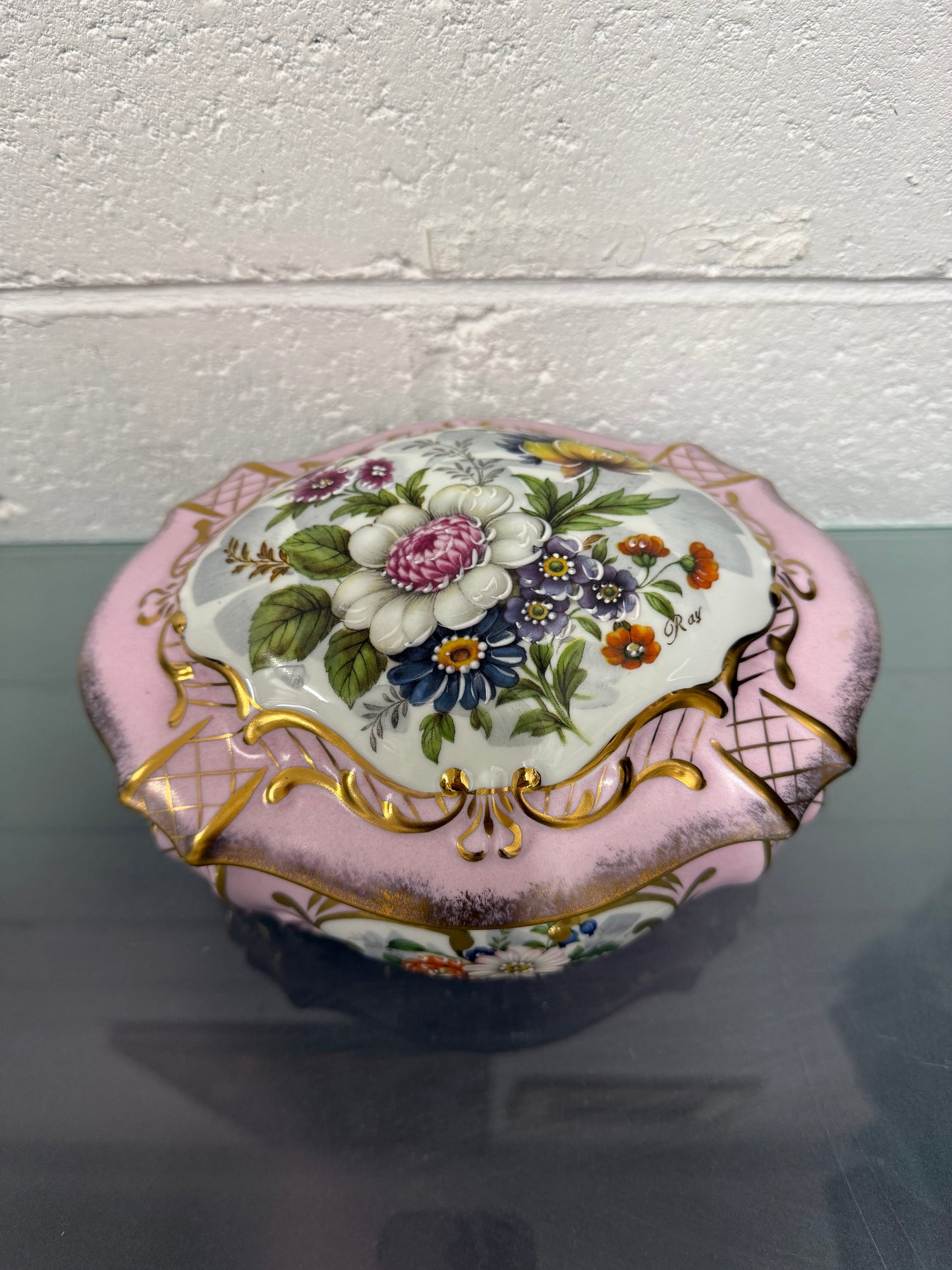 Large Early Vintage Limoges Trinket/Jewellery Box