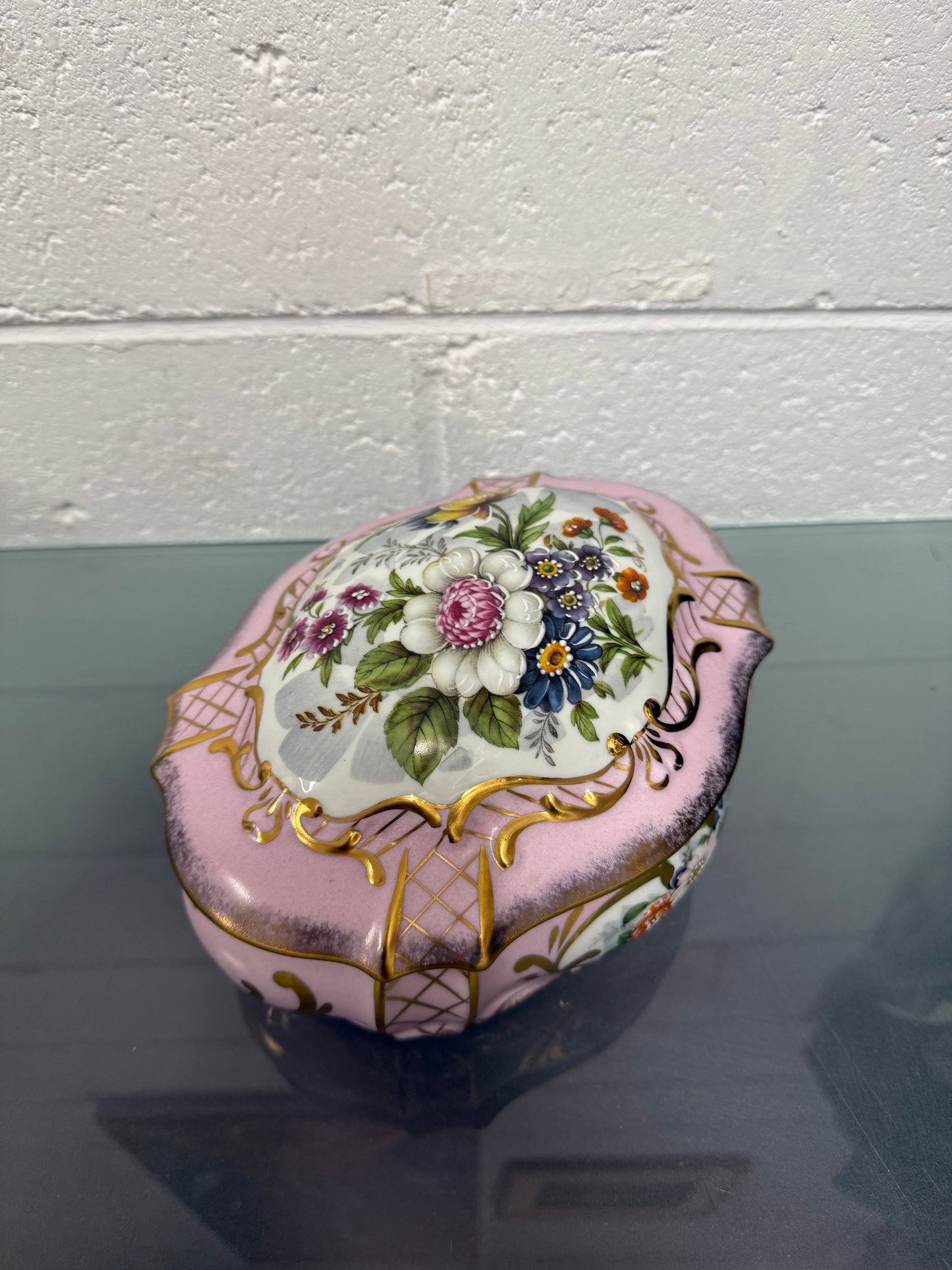 Large Early Vintage Limoges Trinket/Jewellery Box