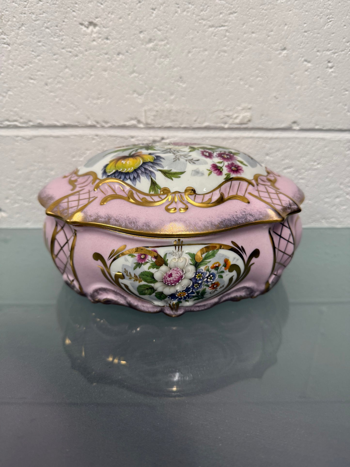 Large Early Vintage Limoges Trinket/Jewellery Box