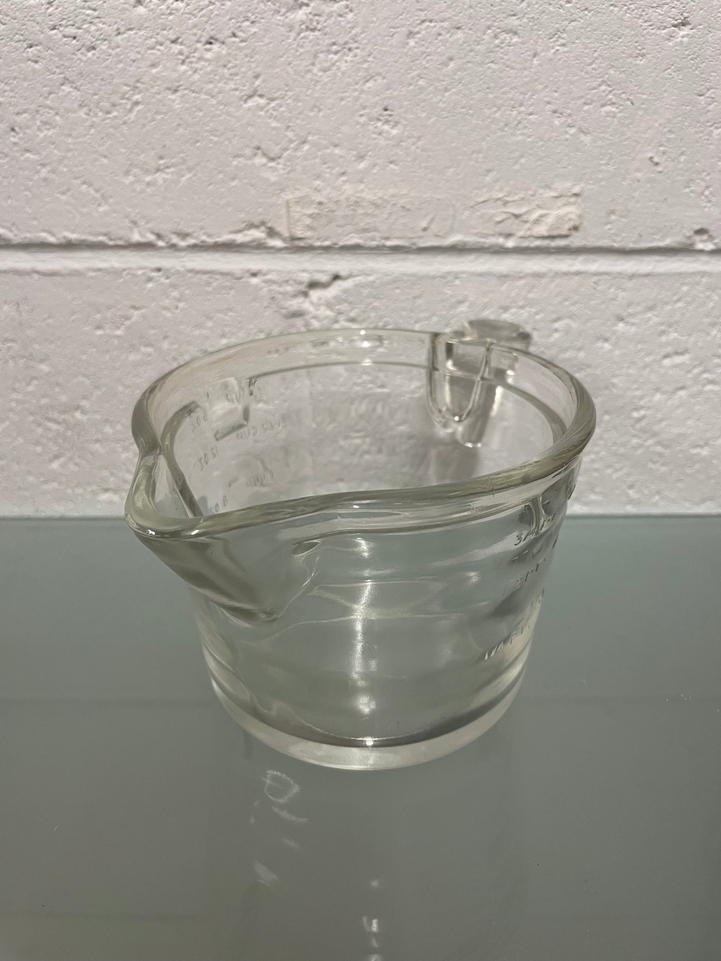 Vintage Glass Measuring Jug