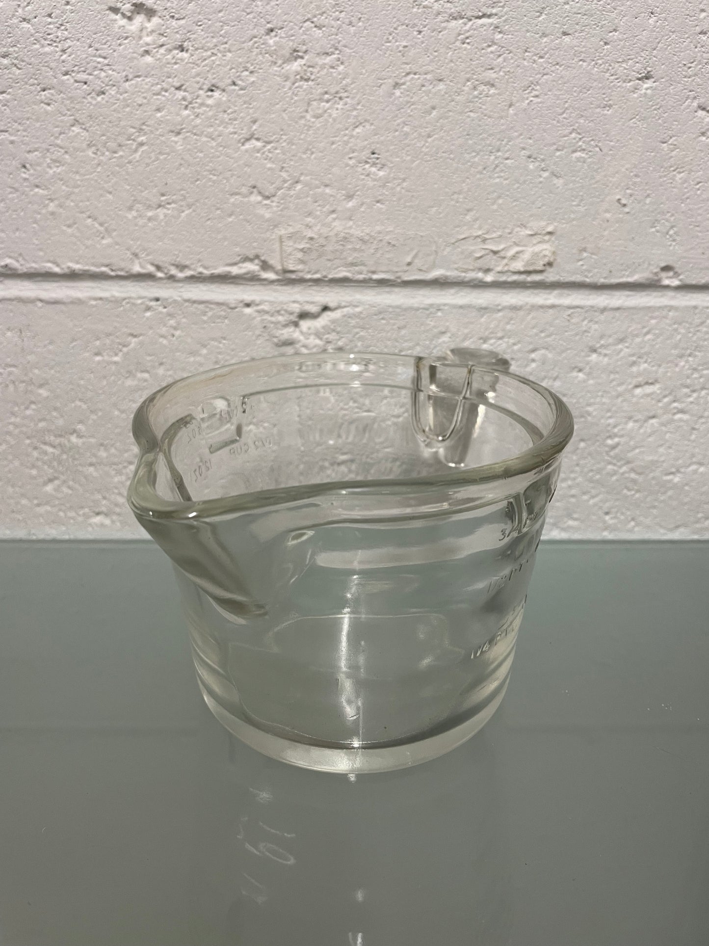 Vintage Glass Measuring Jug