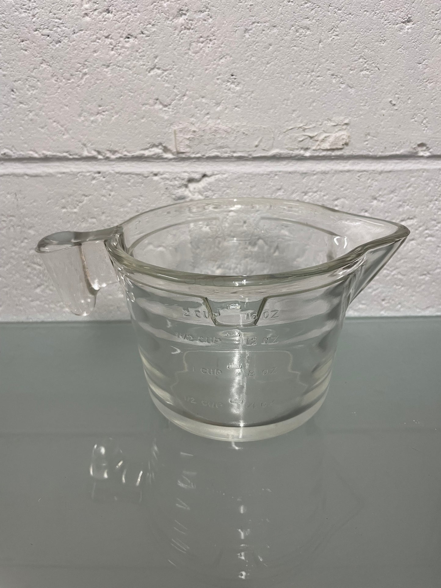Vintage Glass Measuring Jug
