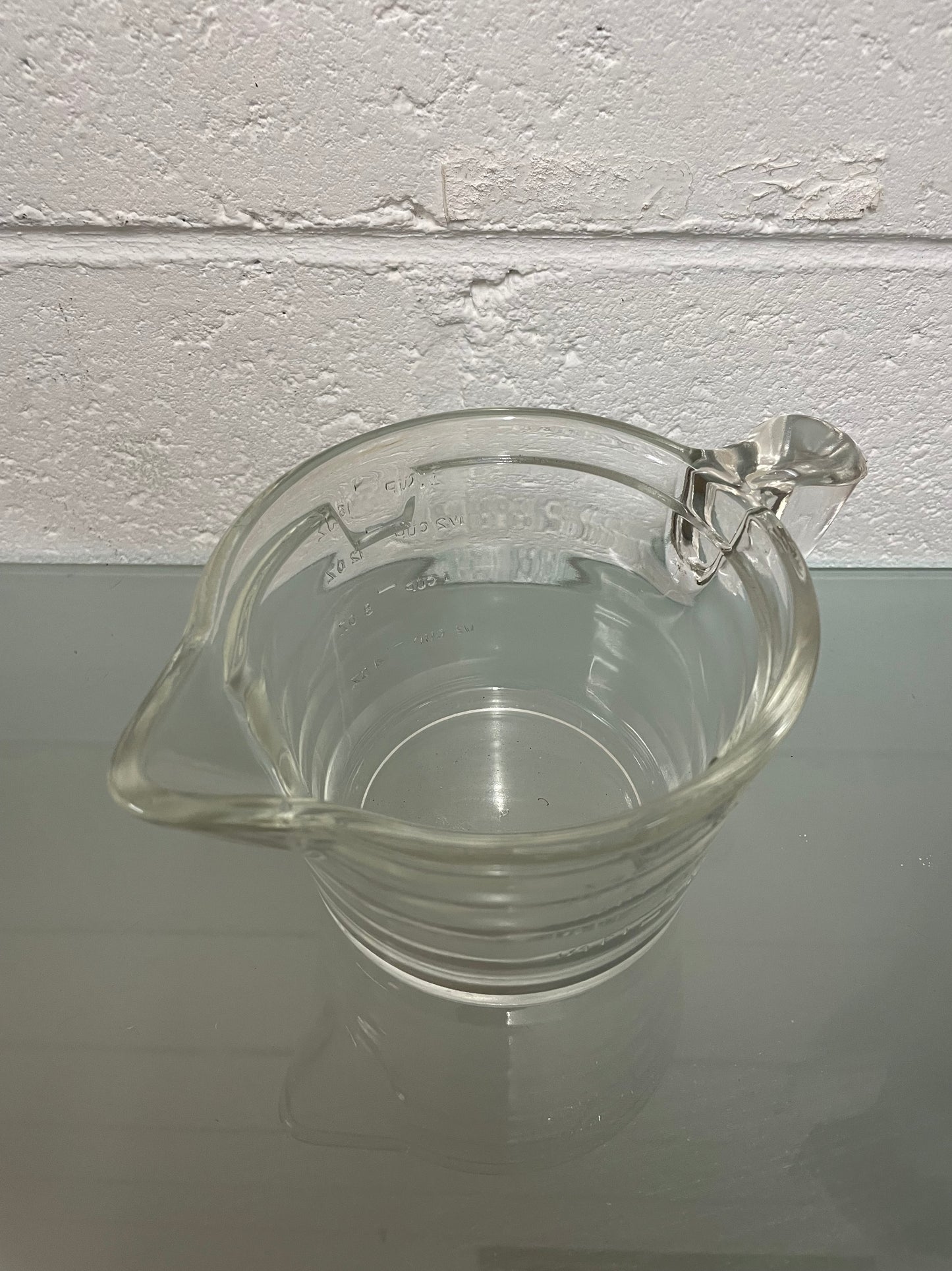 Vintage Glass Measuring Jug
