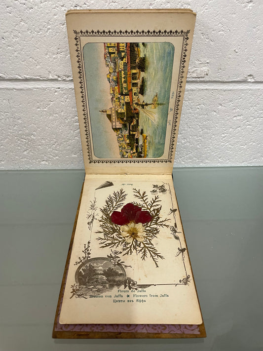 Antique Souvenir Book Of Jerusalem