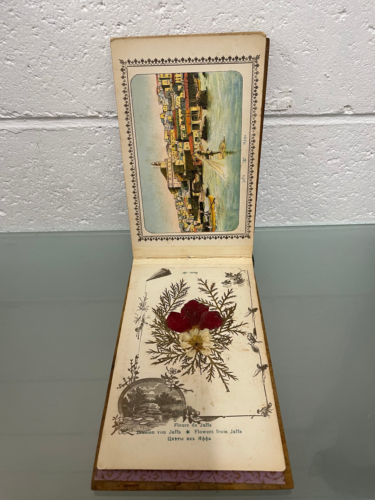 Antique Souvenir Book Of Jerusalem