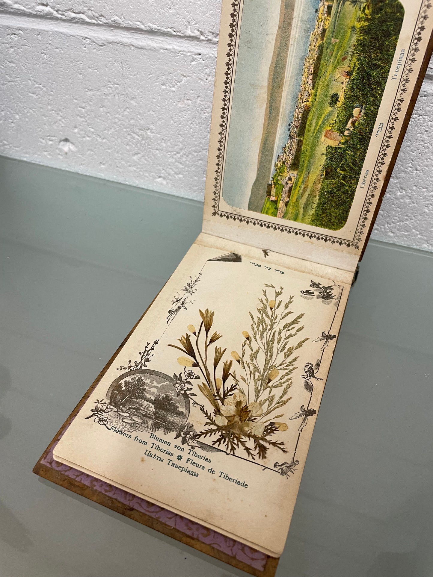 Antique Souvenir Book Of Jerusalem