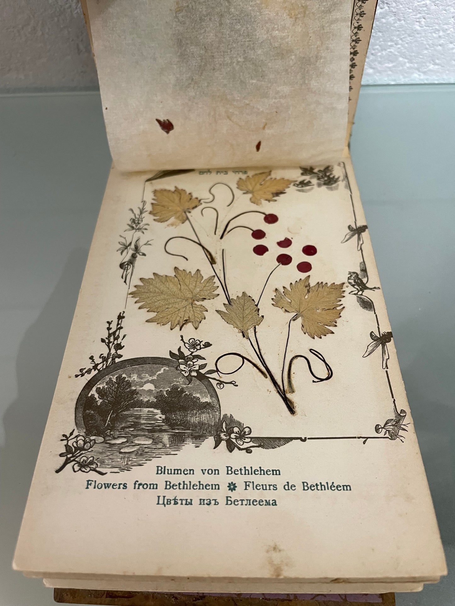 Antique Souvenir Book Of Jerusalem