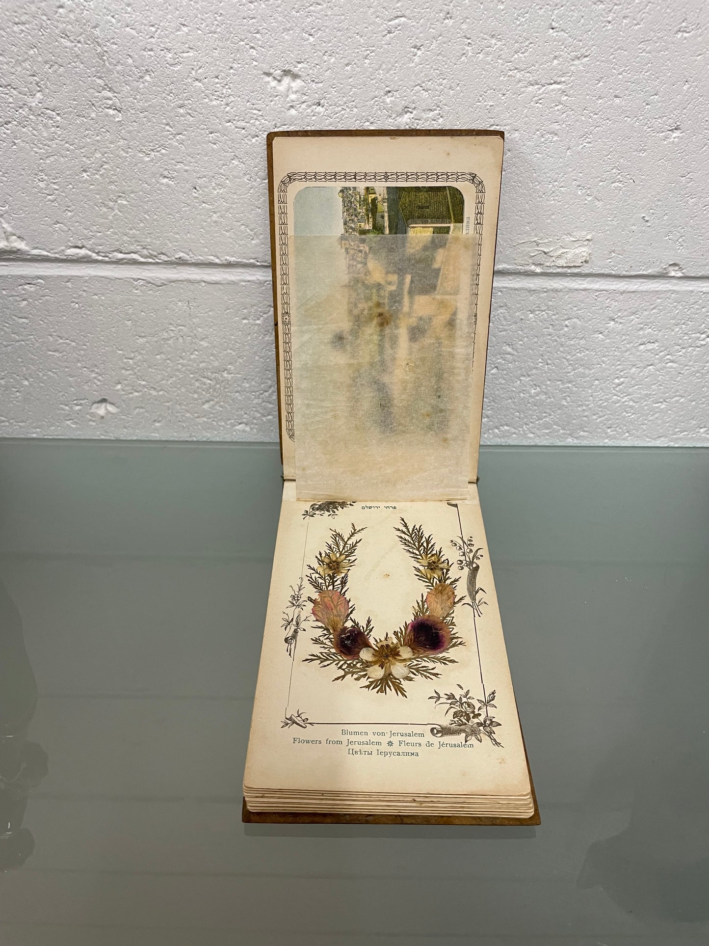 Antique Souvenir Book Of Jerusalem