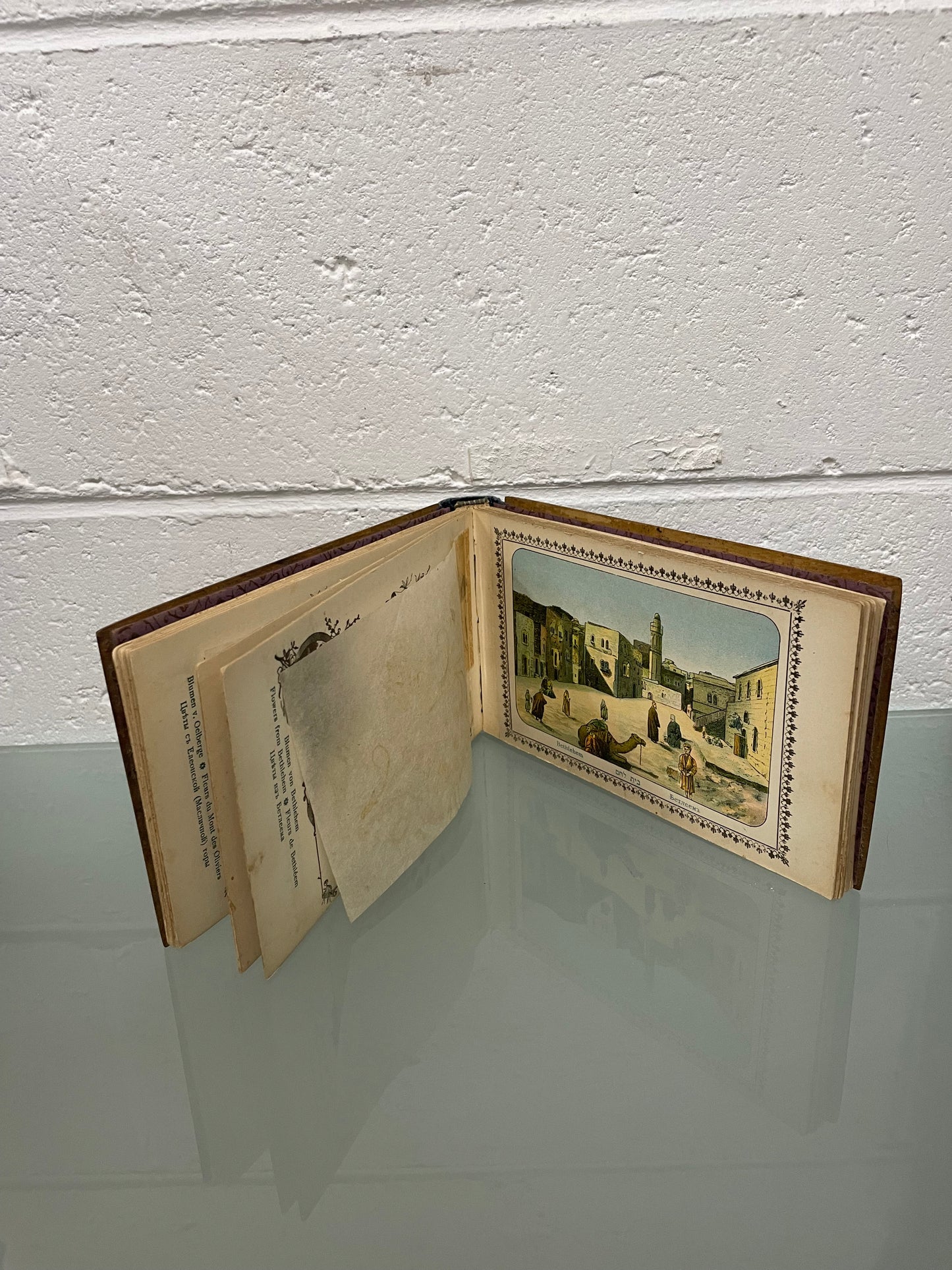 Antique Souvenir Book Of Jerusalem