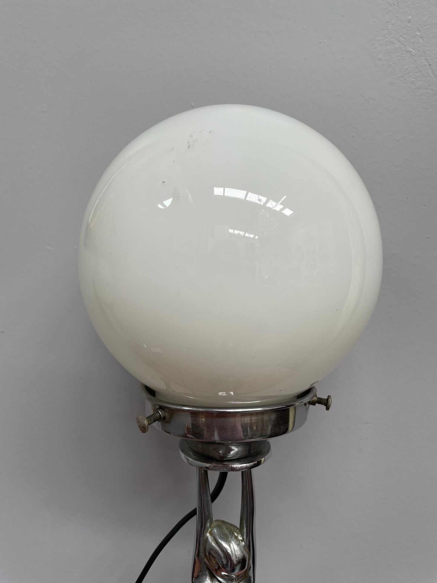 Art Deco "Diana" Chromed Lamp