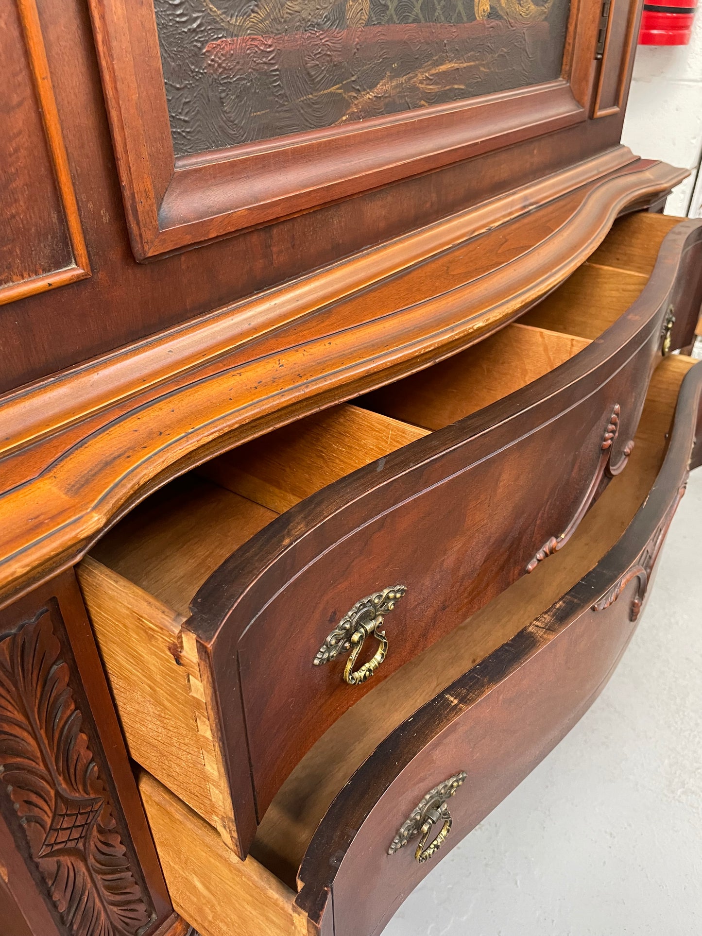 Mid-Century Mahogany Cabinet by Grand Rapids Furniture Co