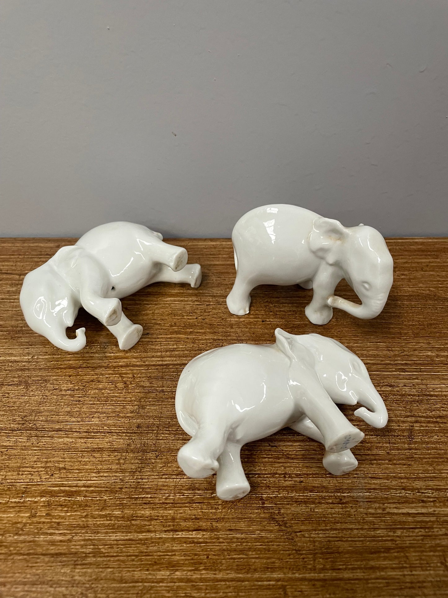 Vintage Set of Japanese Elephants