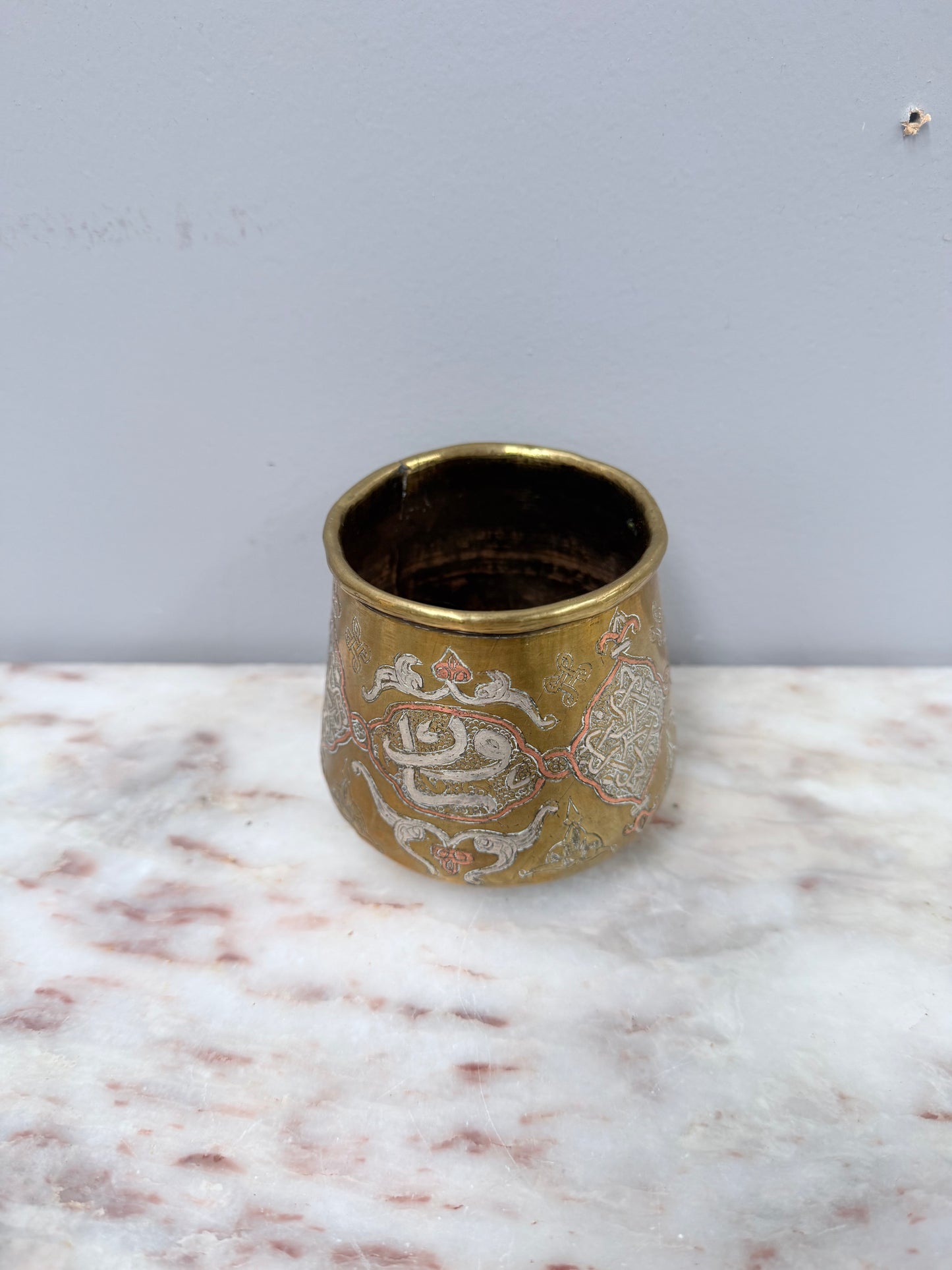 Antique 19th Century Damascus Ware Pot/Vase