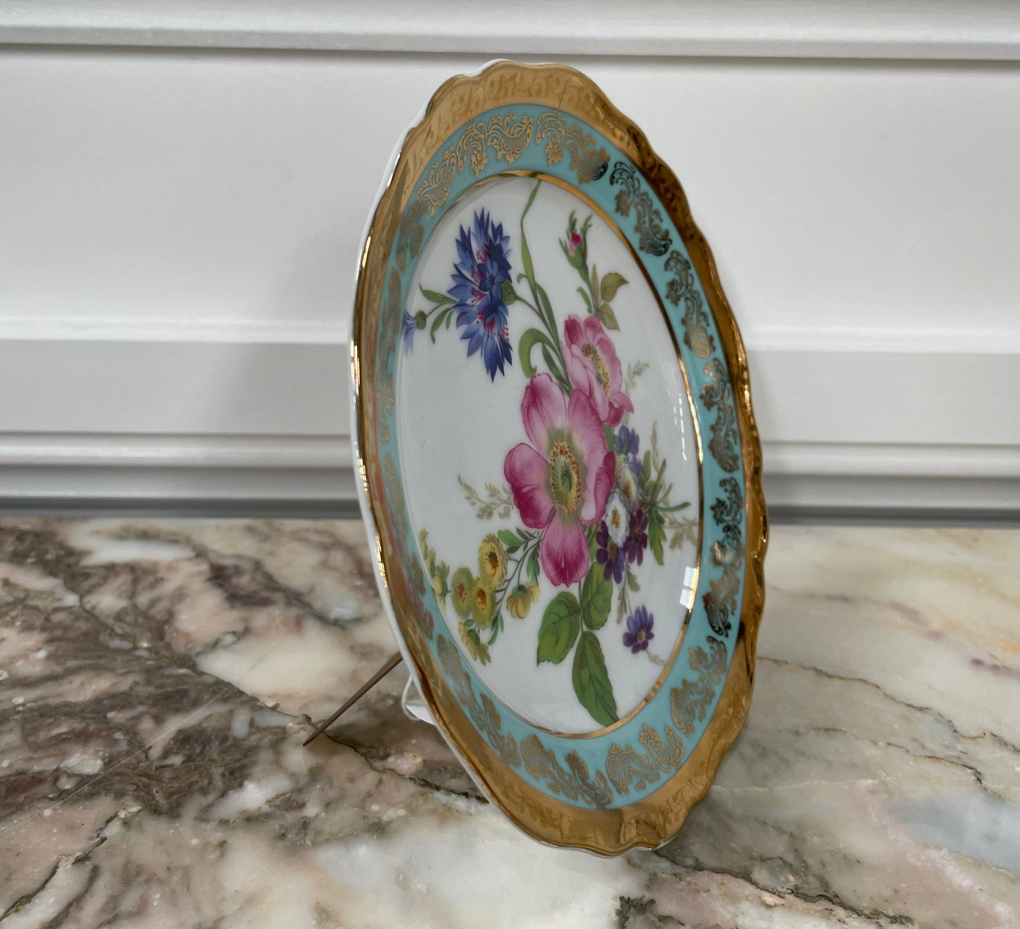 Charming Limoge Plate on Stand