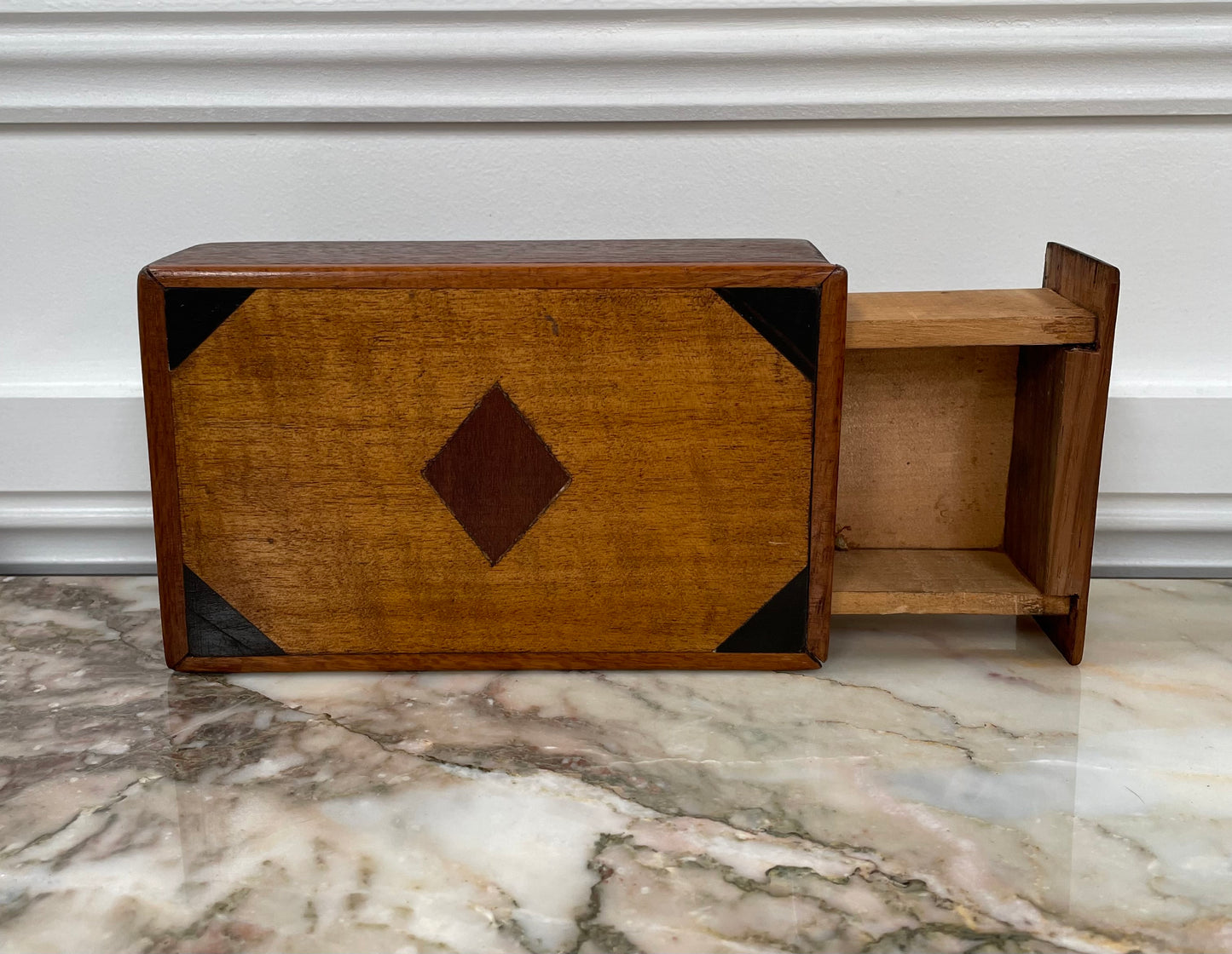 Vintage Mahogany, Walnut and Cedar Box