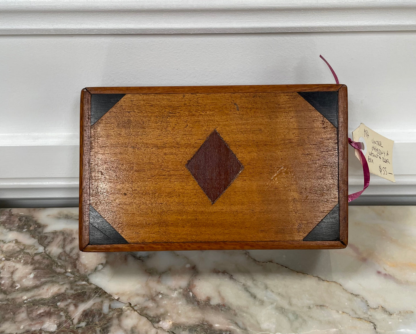 Vintage Mahogany, Walnut and Cedar Box