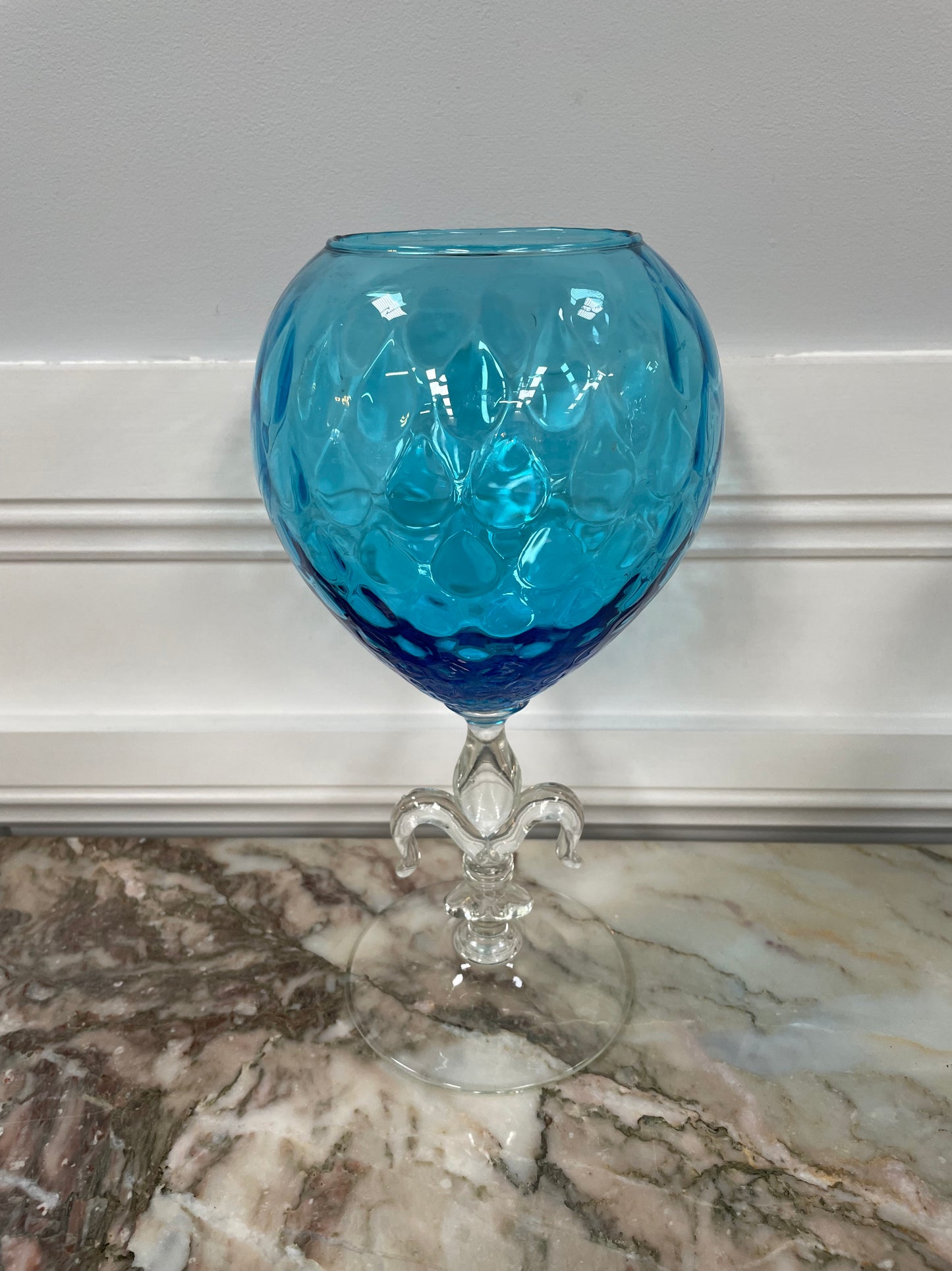 Vintage Italian Empoli Glass Vase