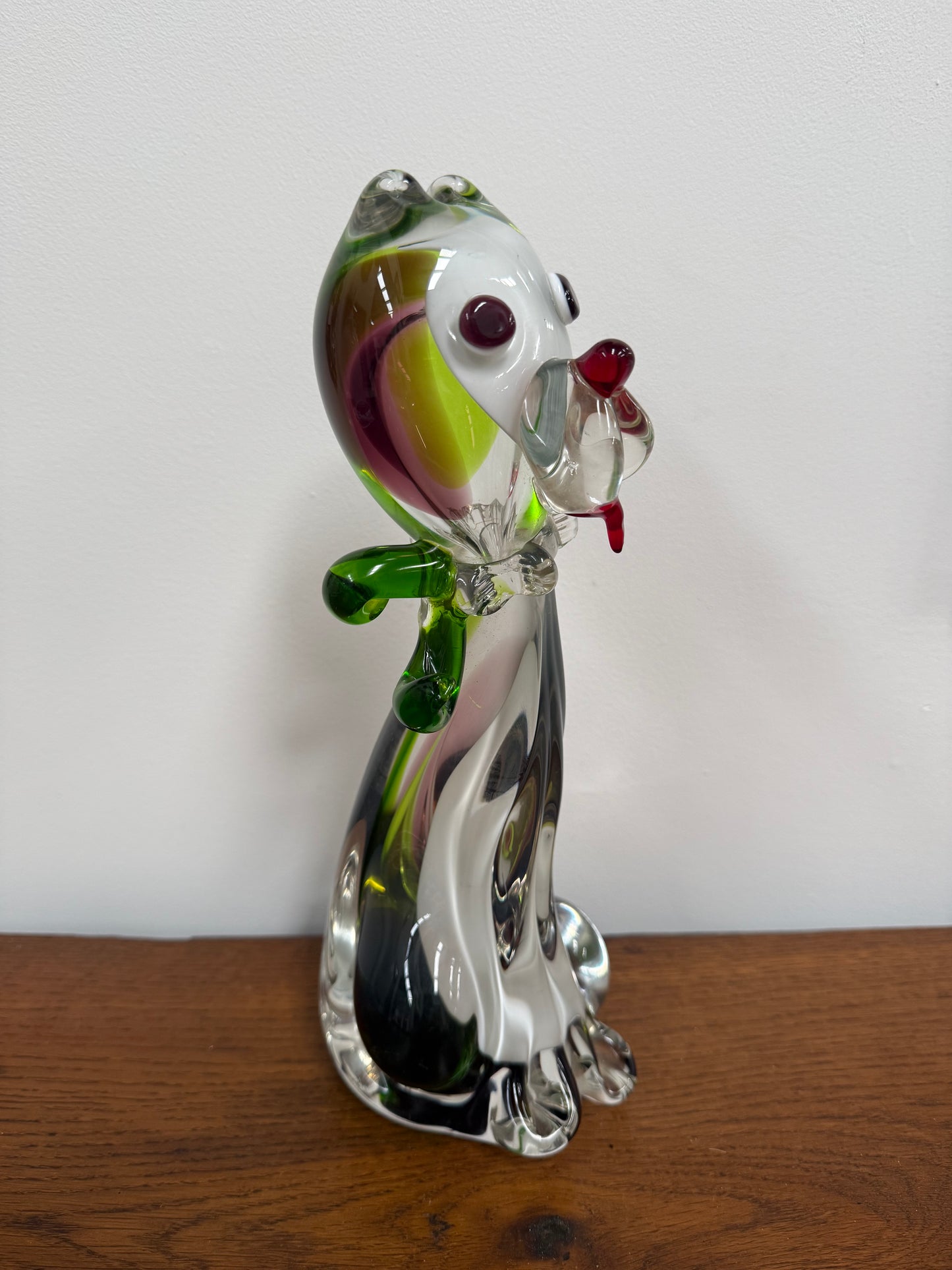 Vintage Murano Style Seguso Dog Figure