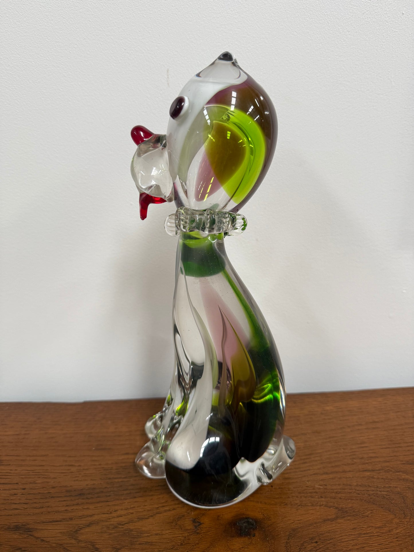 Vintage Murano Style Seguso Dog Figure