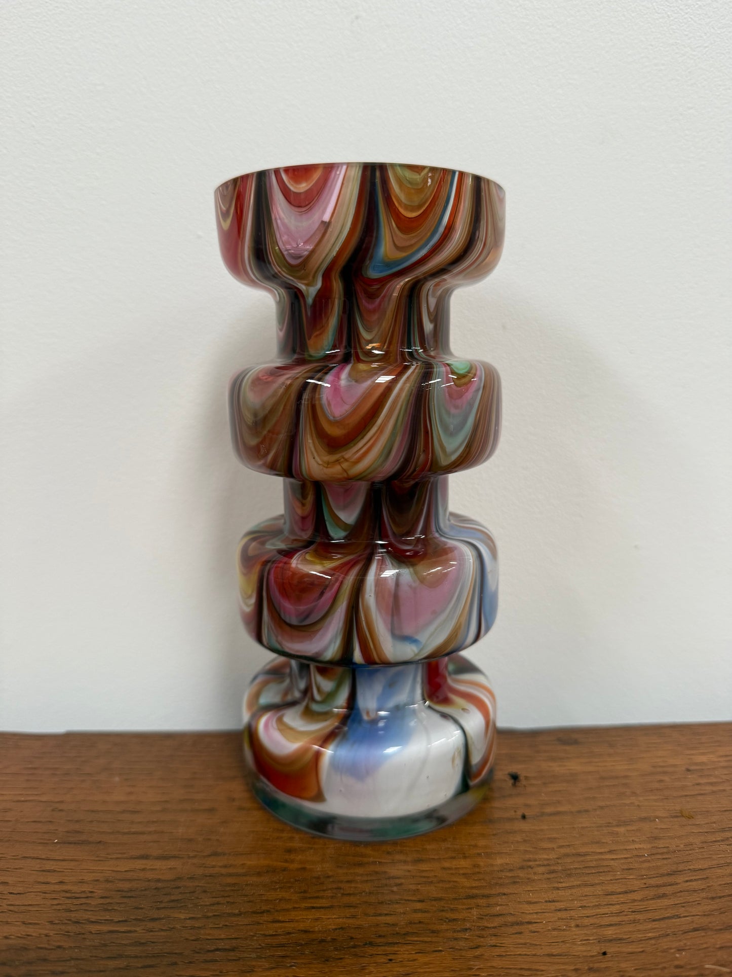 Superb Rare Shaped Murano Glass Vase