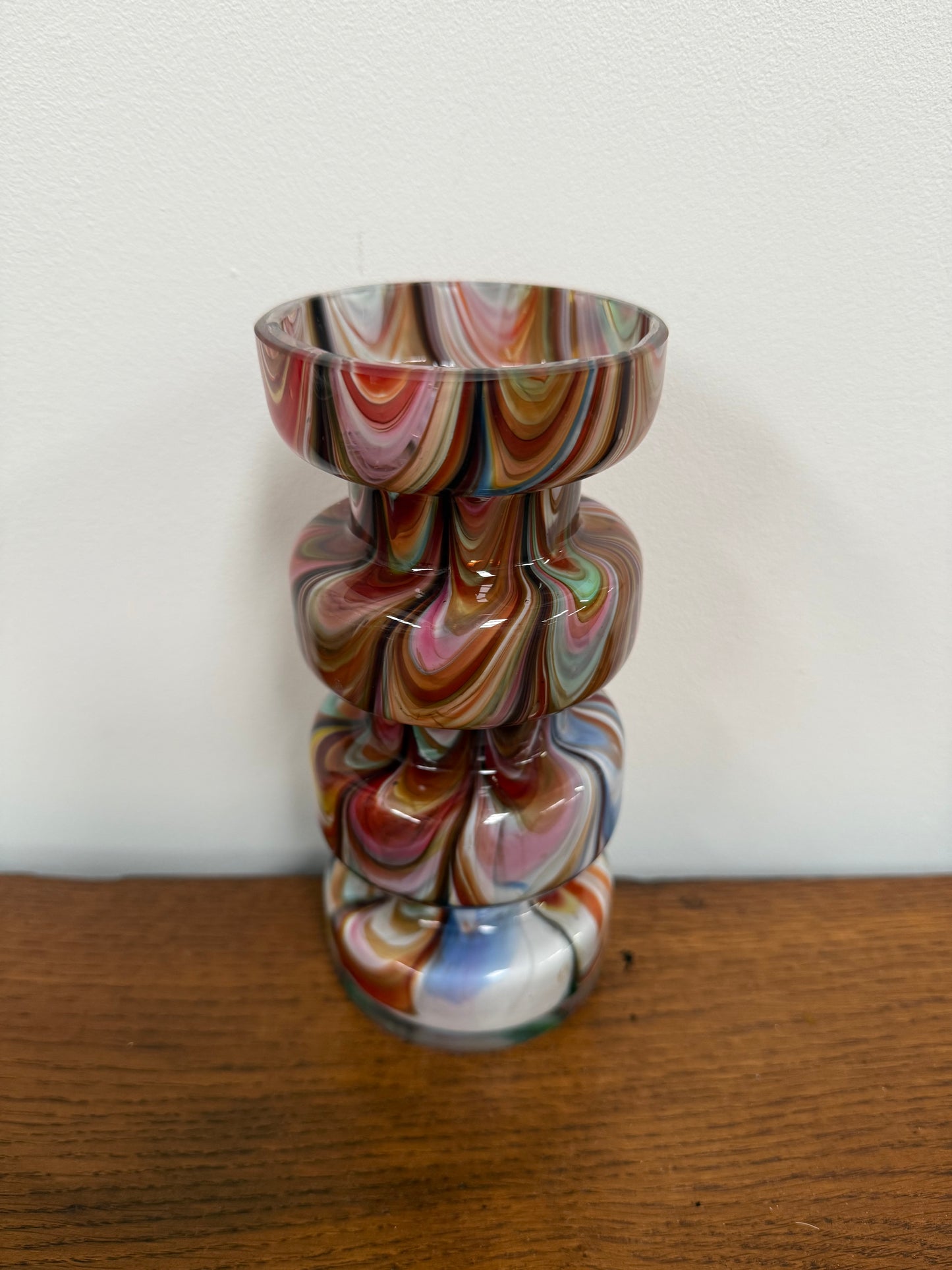 Superb Rare Shaped Murano Glass Vase