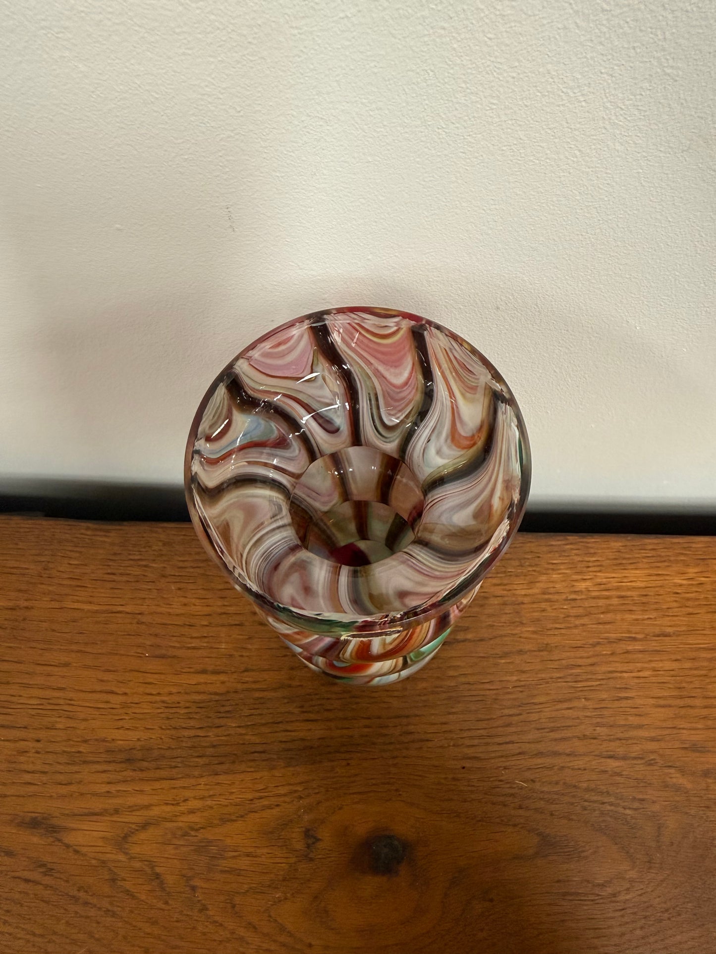 Superb Rare Shaped Murano Glass Vase