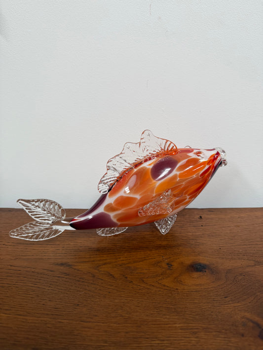 Vintage Murano Glass Multi Coloured Fish