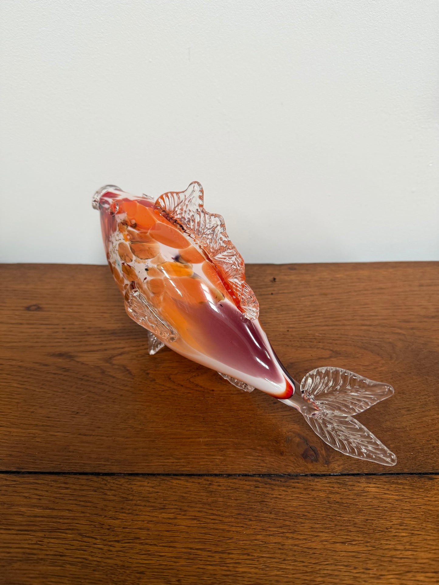 Vintage Murano Glass Multi Coloured Fish