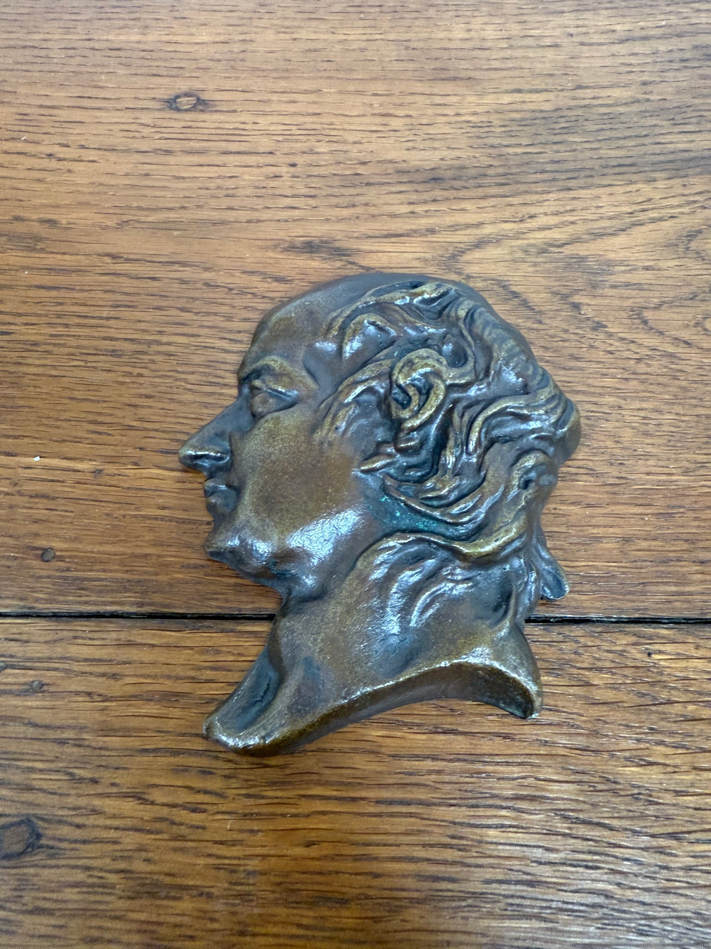 Bronze Wall Plaque French Poet Pierre Jean De Beranger