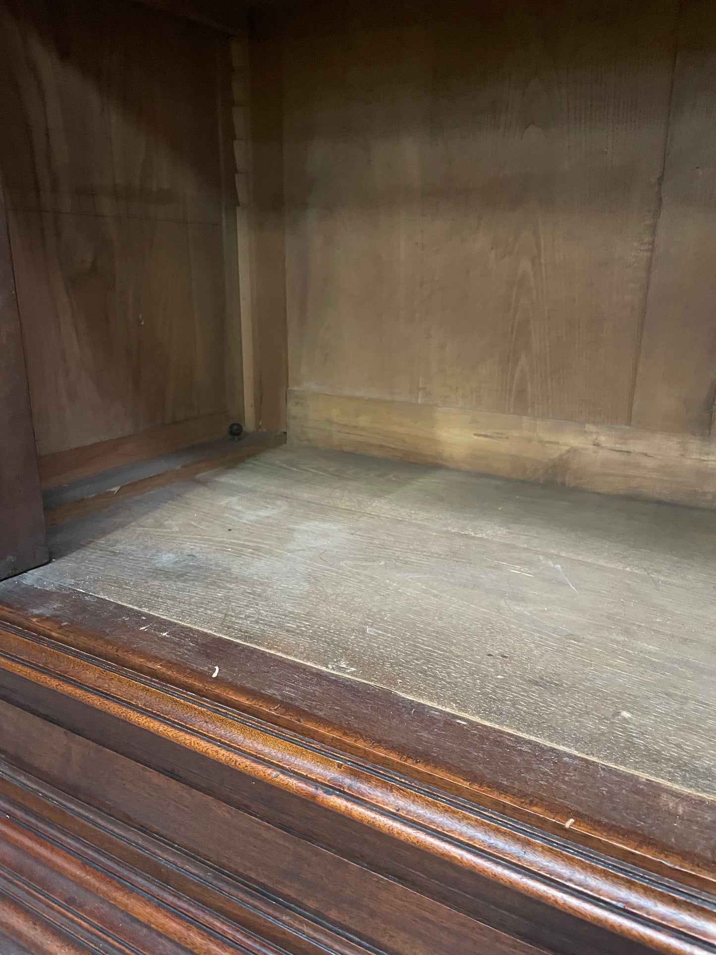 Grand French Walnut Louis XVI Style Two Door Bookcase