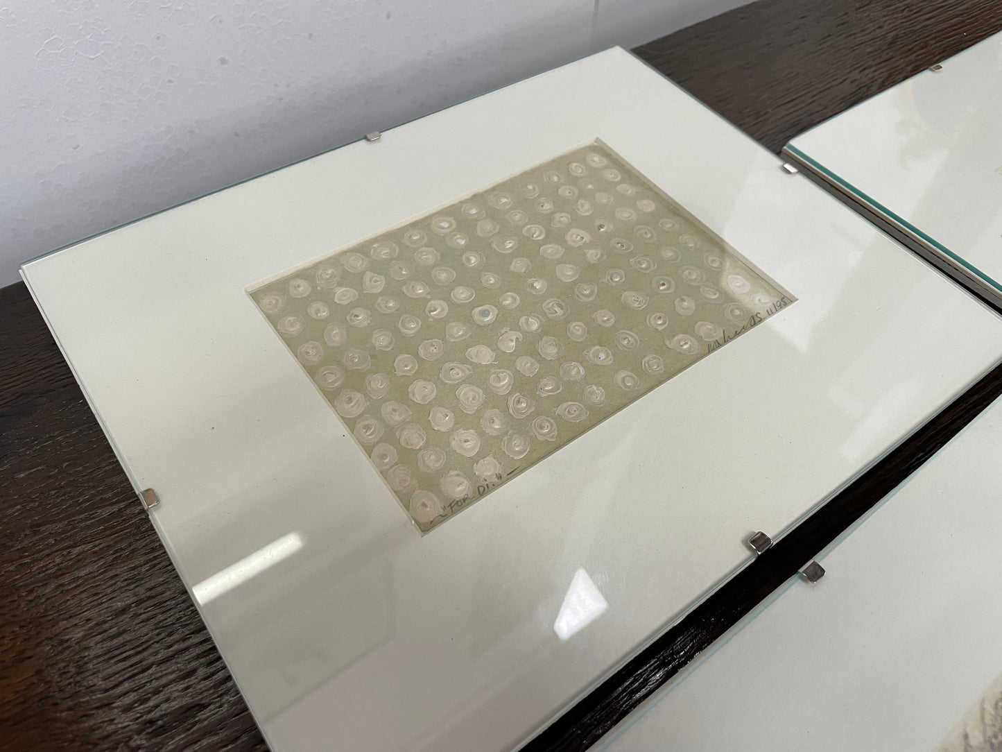 Set 3 Mid-Century Modern Style Japanese Paintings. Signed & Dated 87