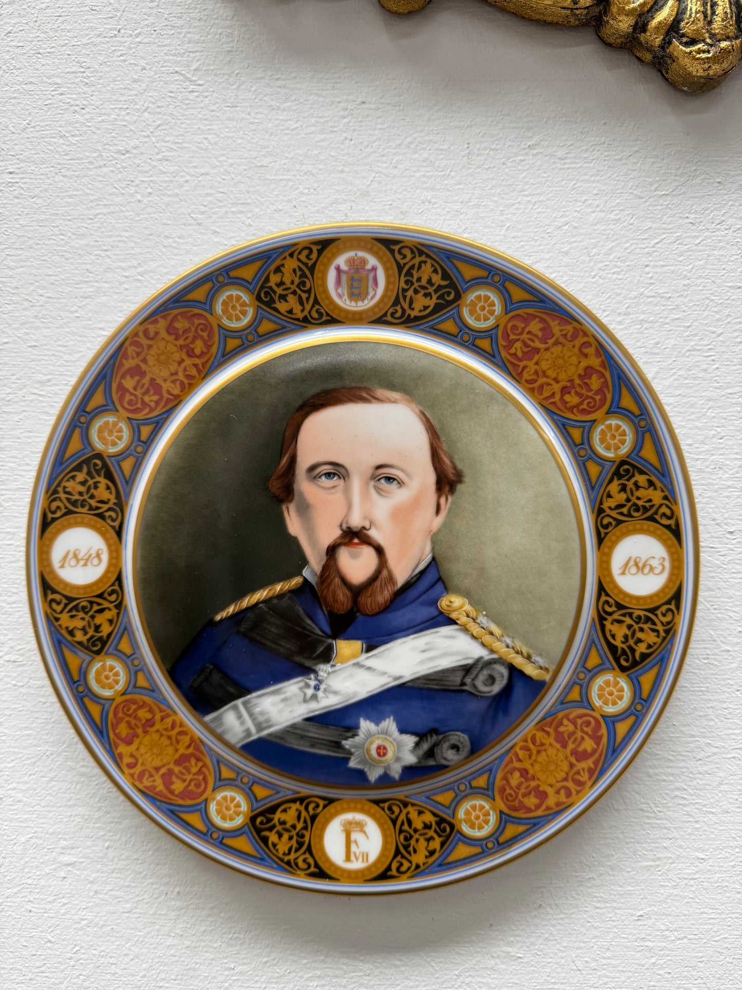Bing & Grondahl Plate Of Kong Frederik VII