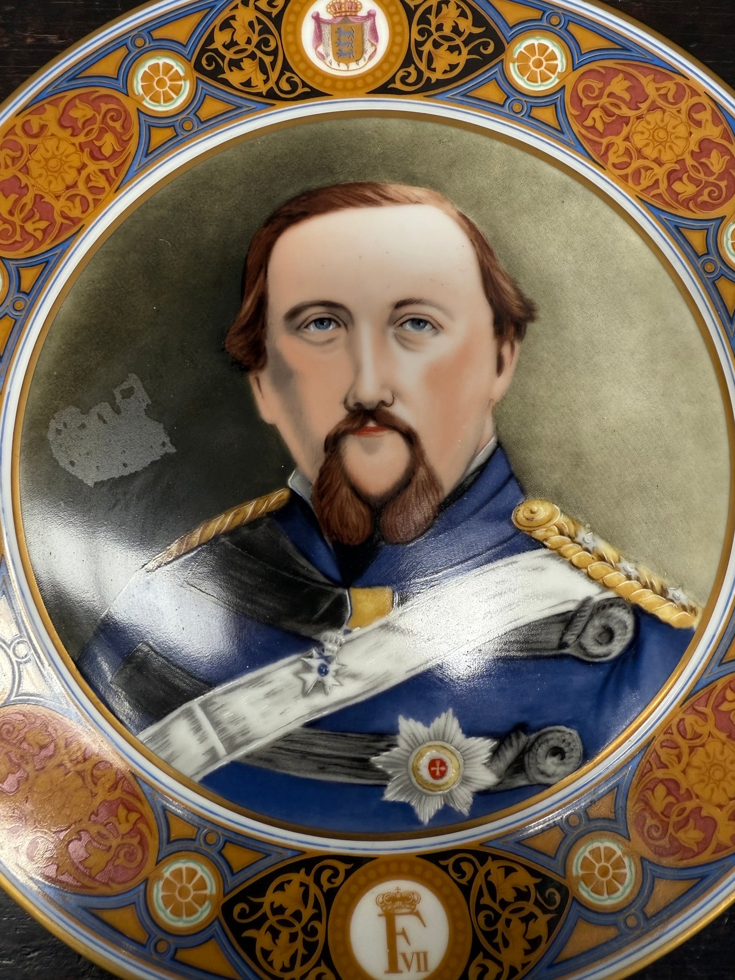 Bing & Grondahl Plate Of Kong Frederik VII